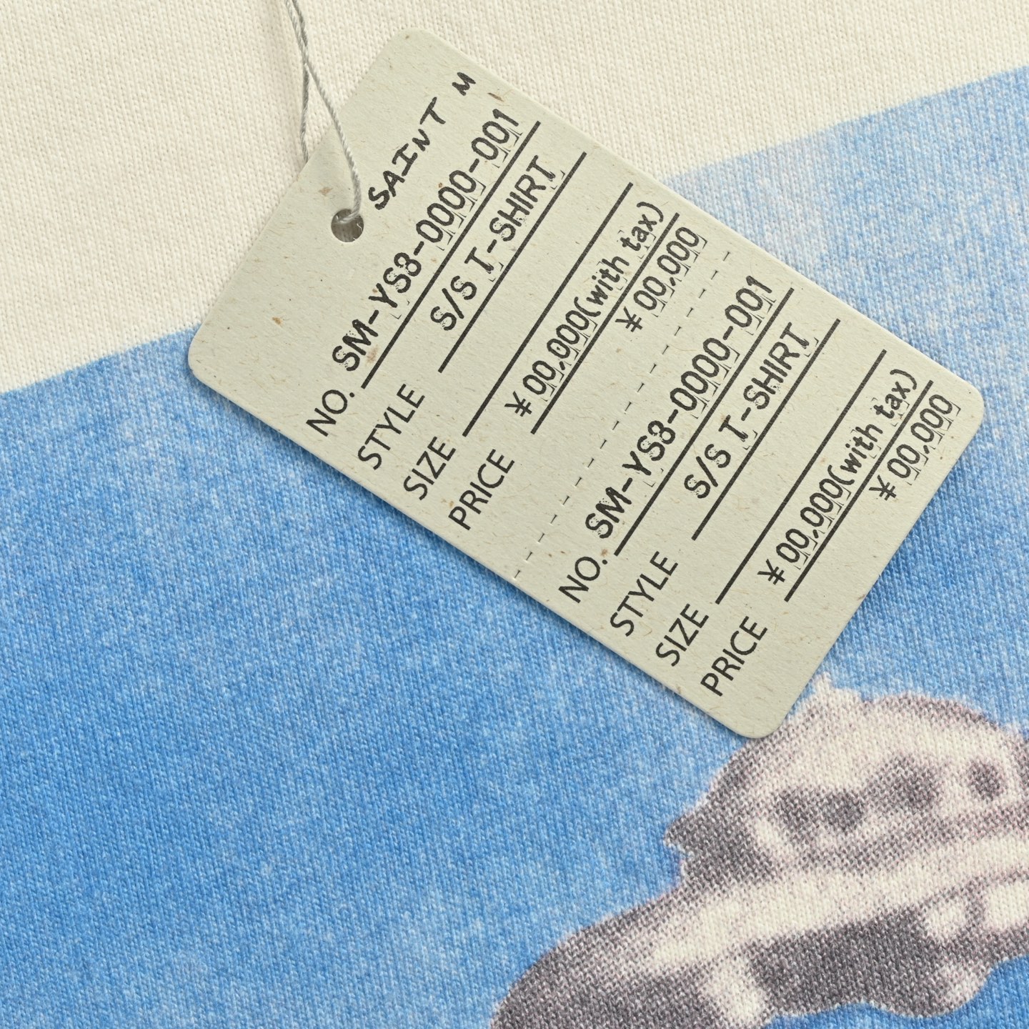 SAINT MICHAEL 25ss 外星人危机印花短袖