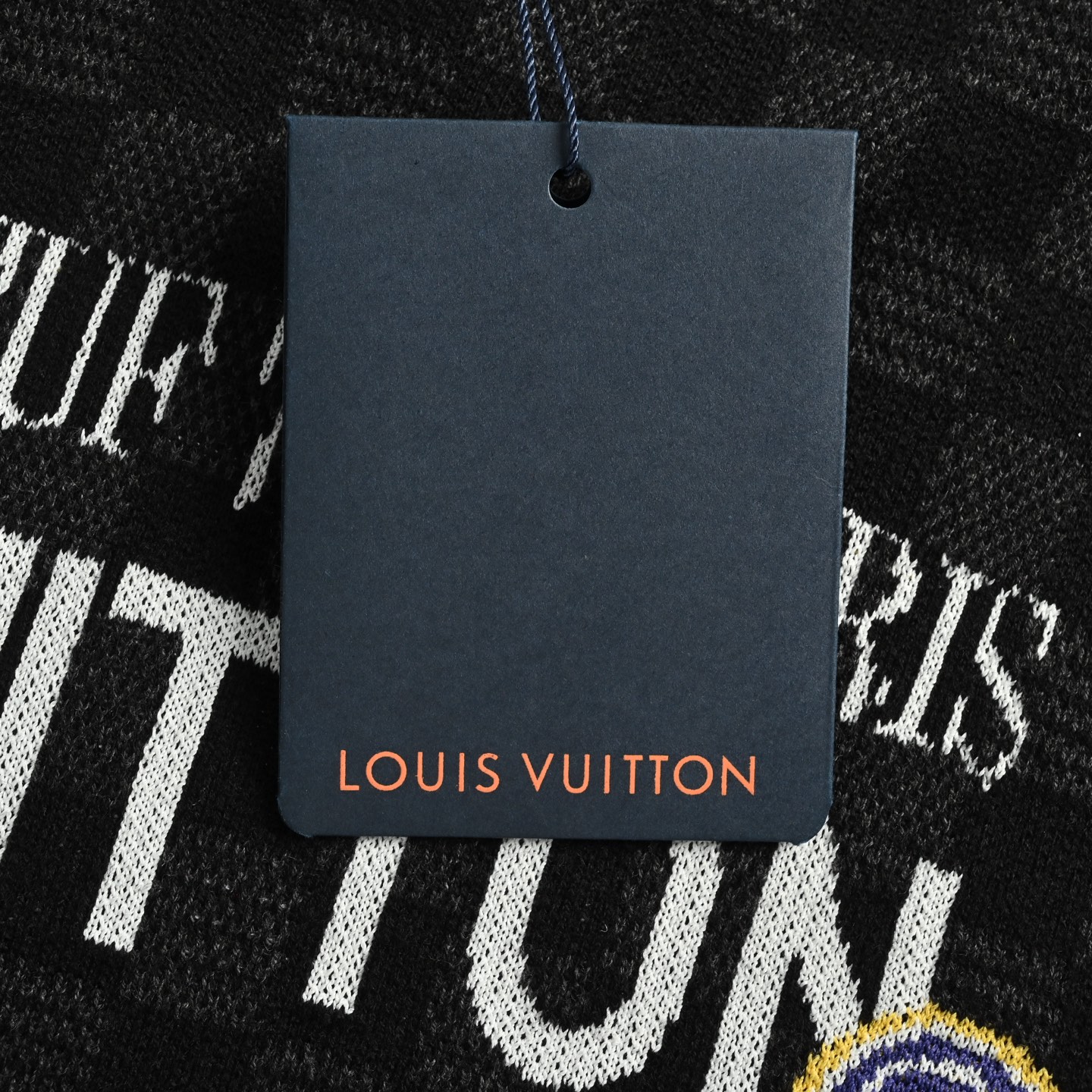 Louis Vuitton/路易威登 25ss 行李标签棋盘格提花针织短袖