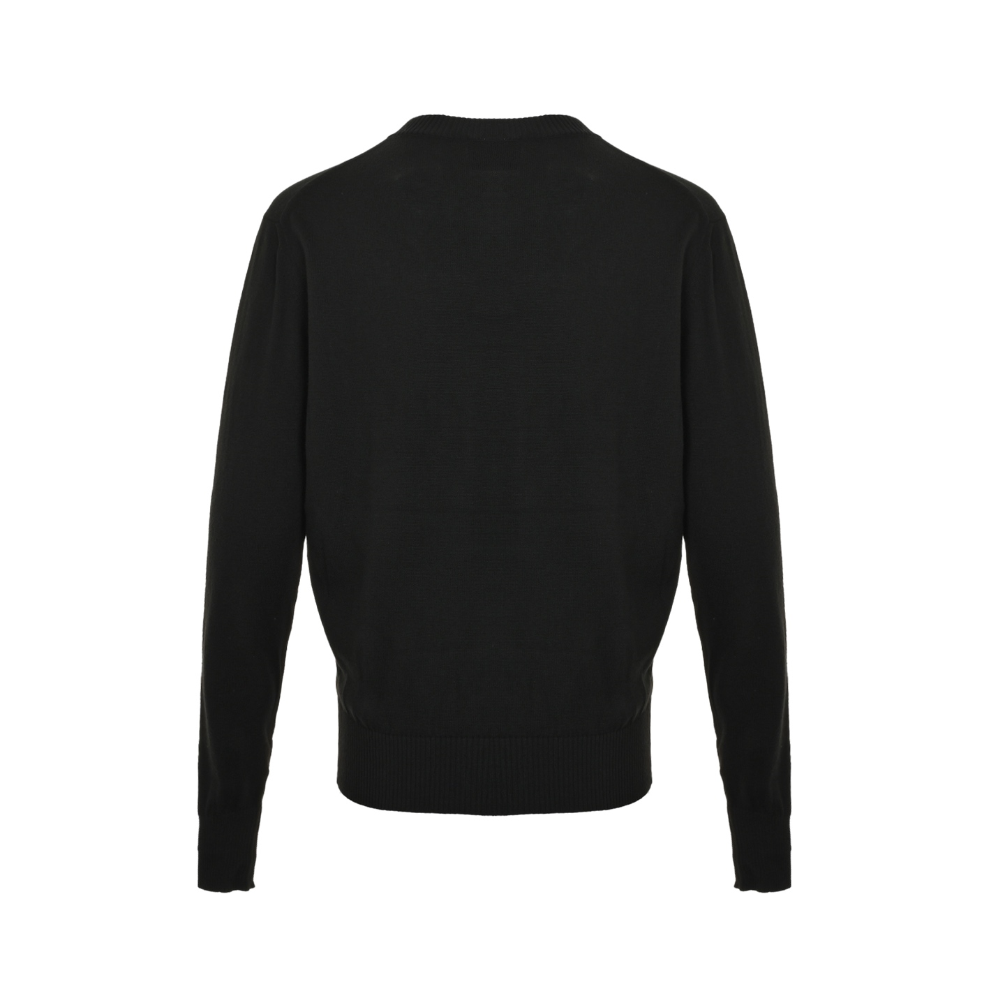 AMI PARIS 小爱心刺绣圆领针织毛衣