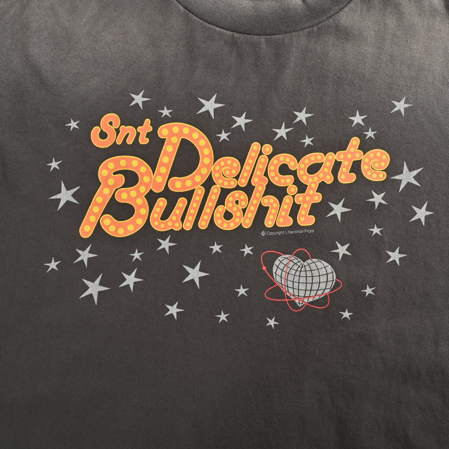 SAINT MICHAEL 25ss 星星标语印花短袖