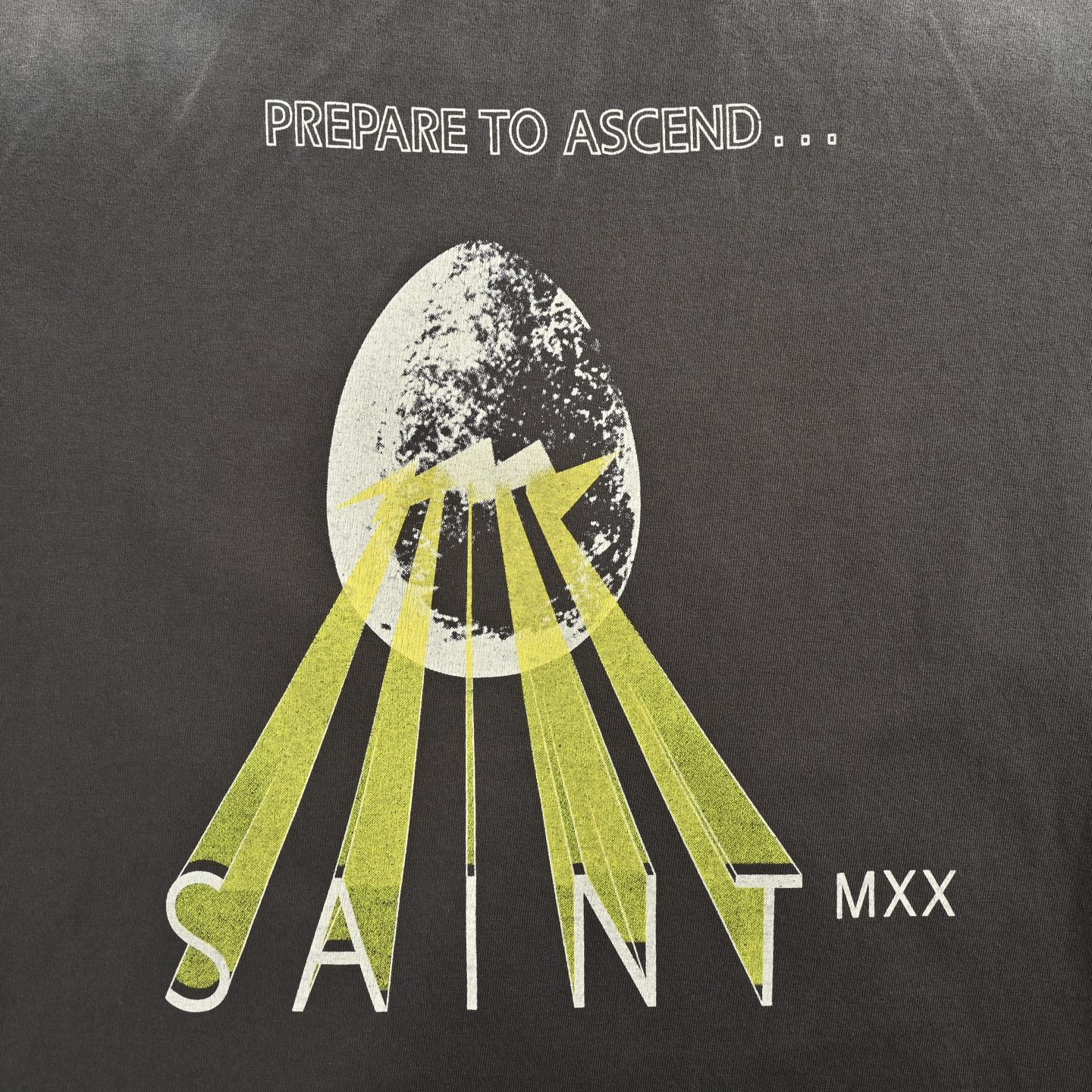 SAINT MICHAEL 25ss 鸡蛋光线印花短袖