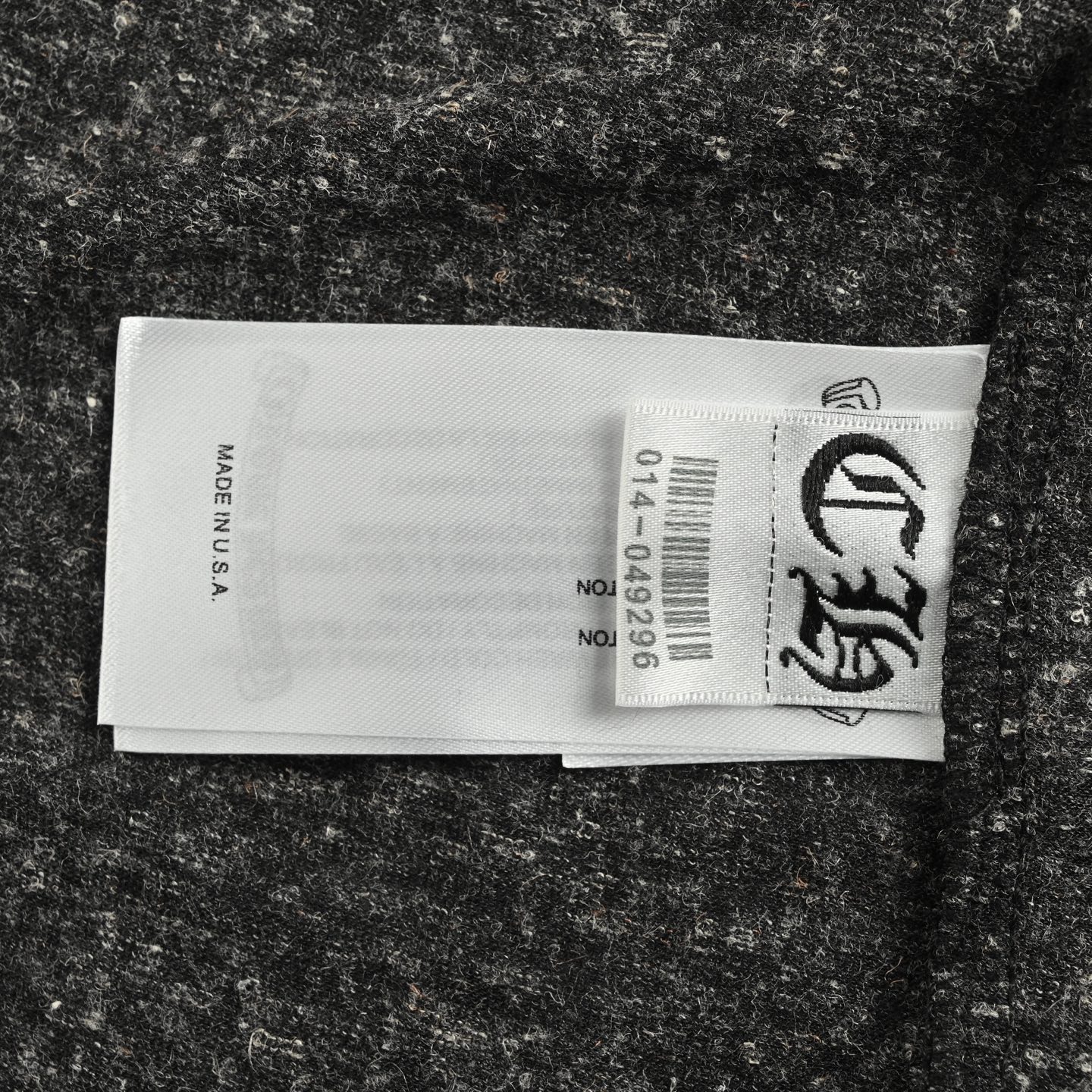 Chrome Hearts/克罗心 复古梵文后背印花长袖T恤