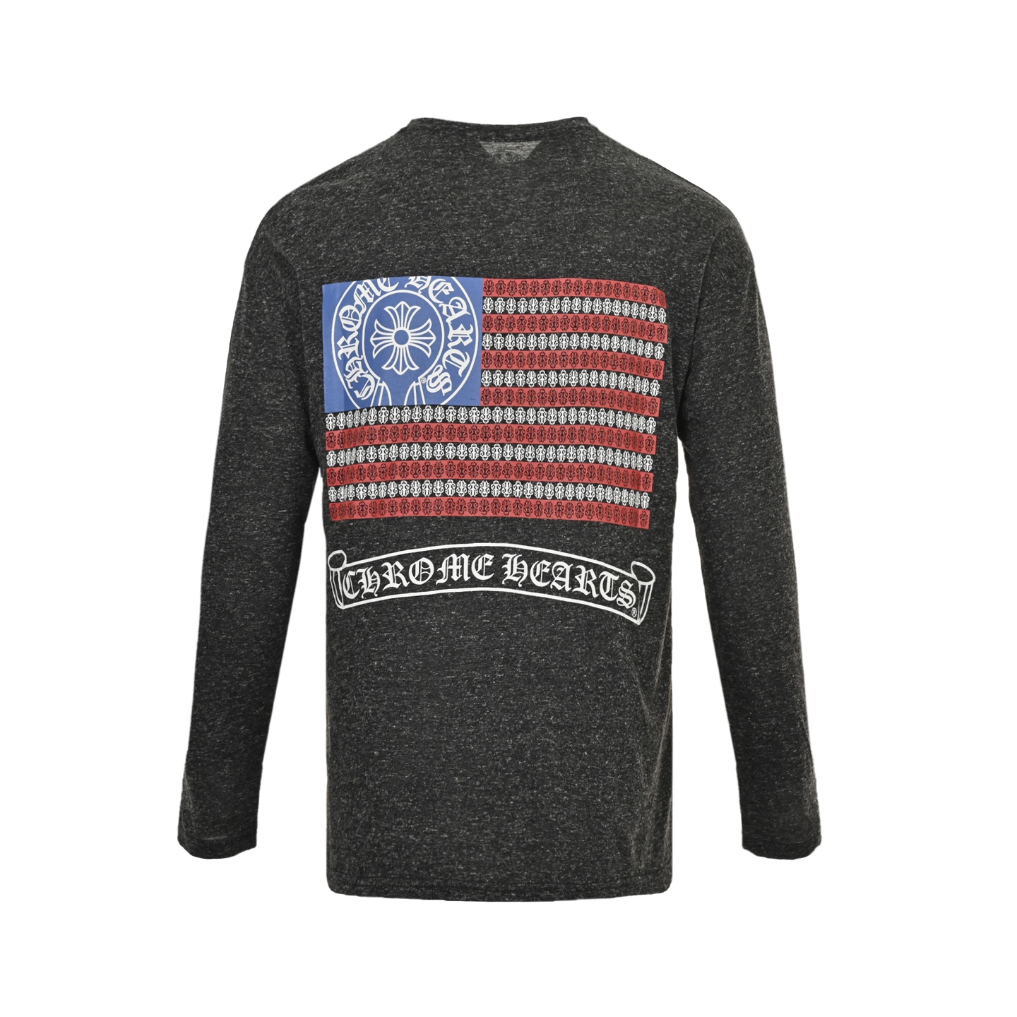 Chrome Hearts/克罗心 复古梵文后背印花长袖T恤