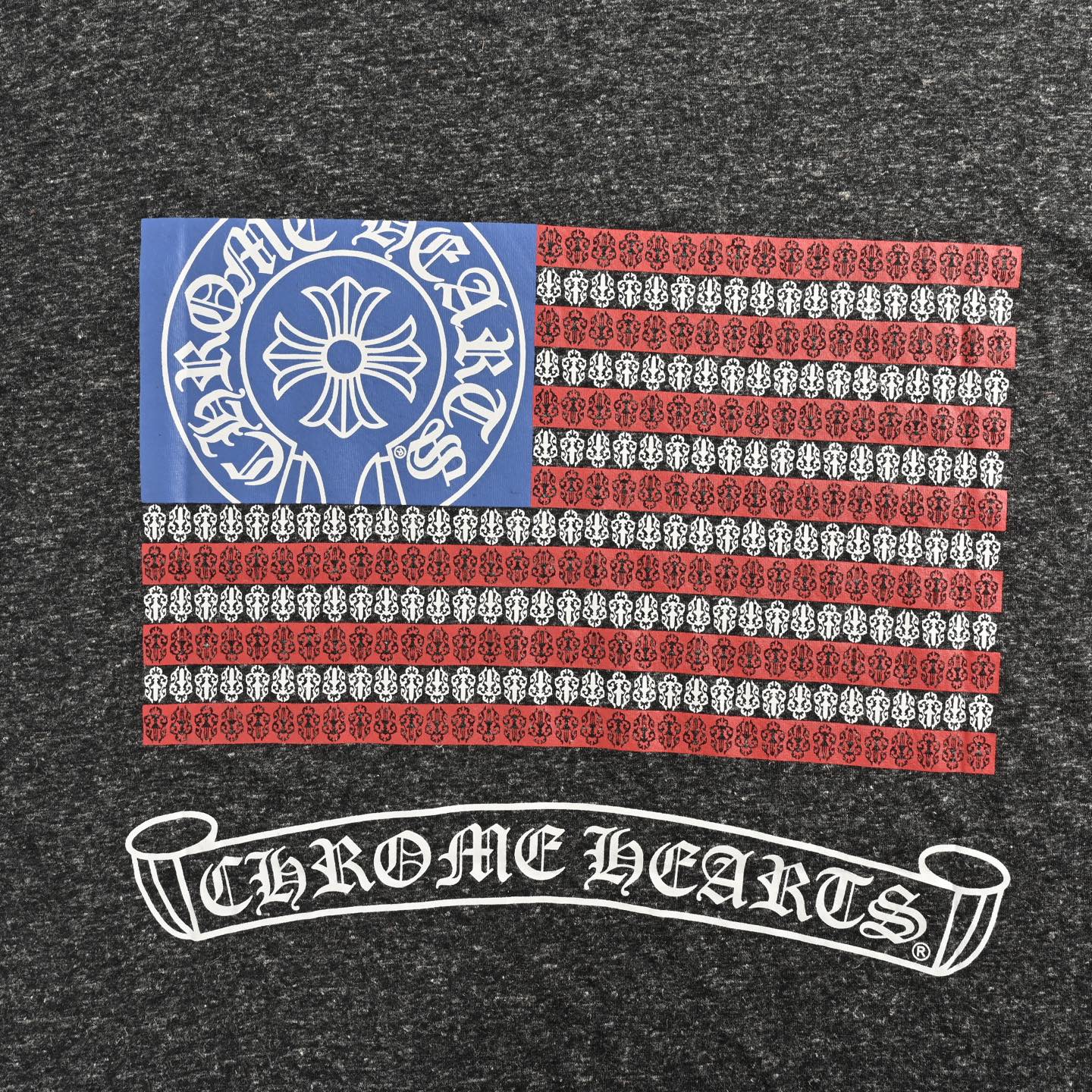 Chrome Hearts/克罗心 复古梵文后背印花长袖T恤