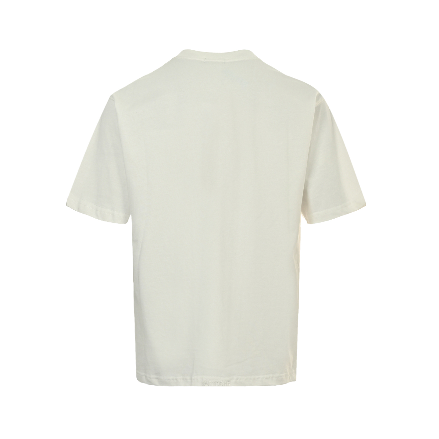 WE11DONE 25ss 彩色烫钻弹幕字母印花短袖