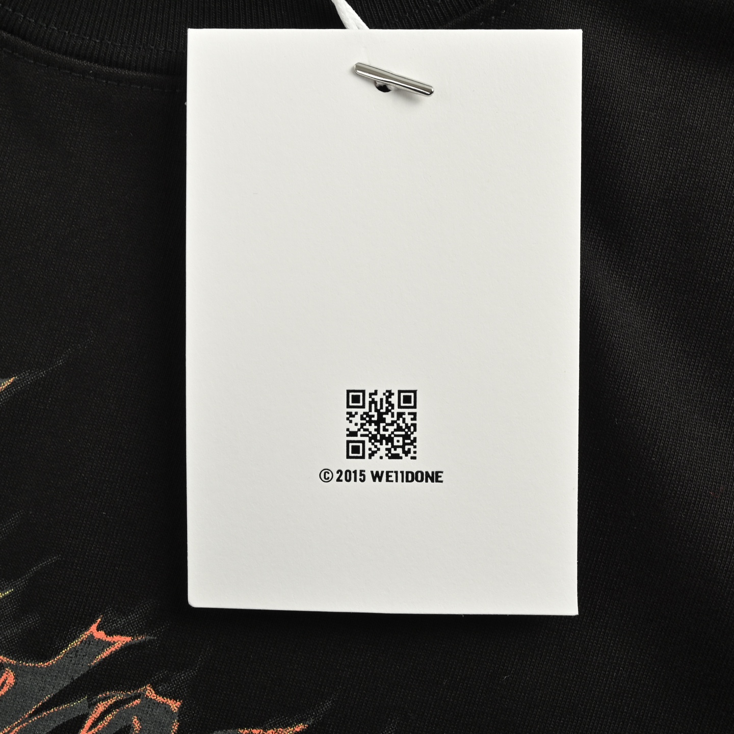 We11 Done 25ss 火焰弹幕logo印花短袖