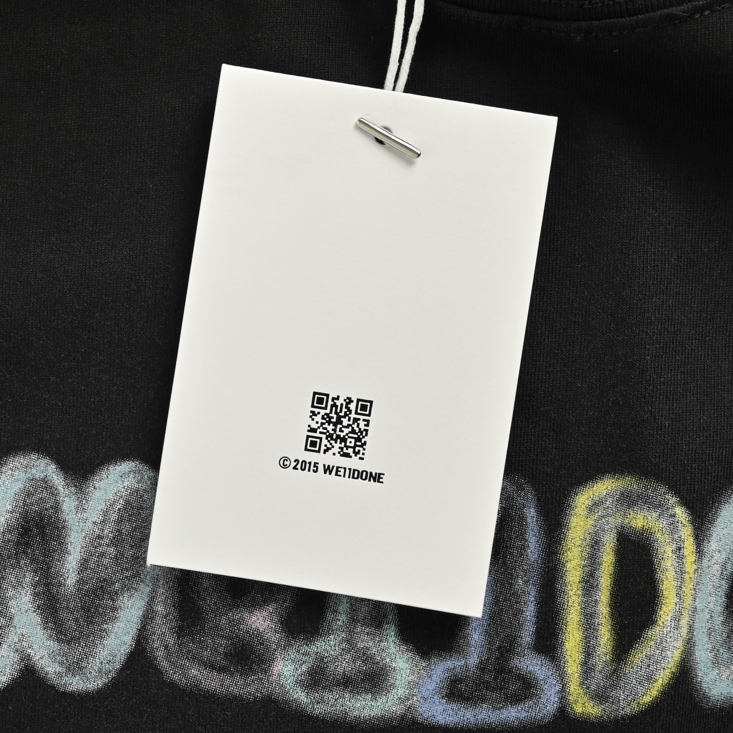 We11 Done 25ss 彩色手绘涂鸦字母印花短袖