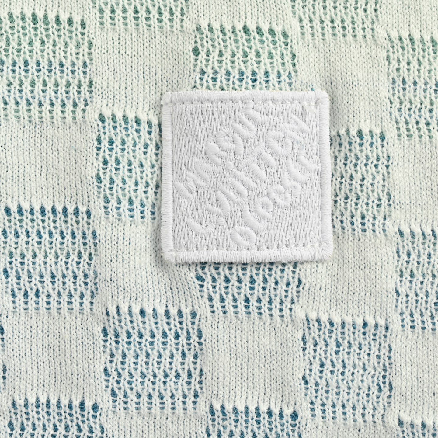 Louis Vuitton/路易威登 25ss 棋盘格渐变针织短袖