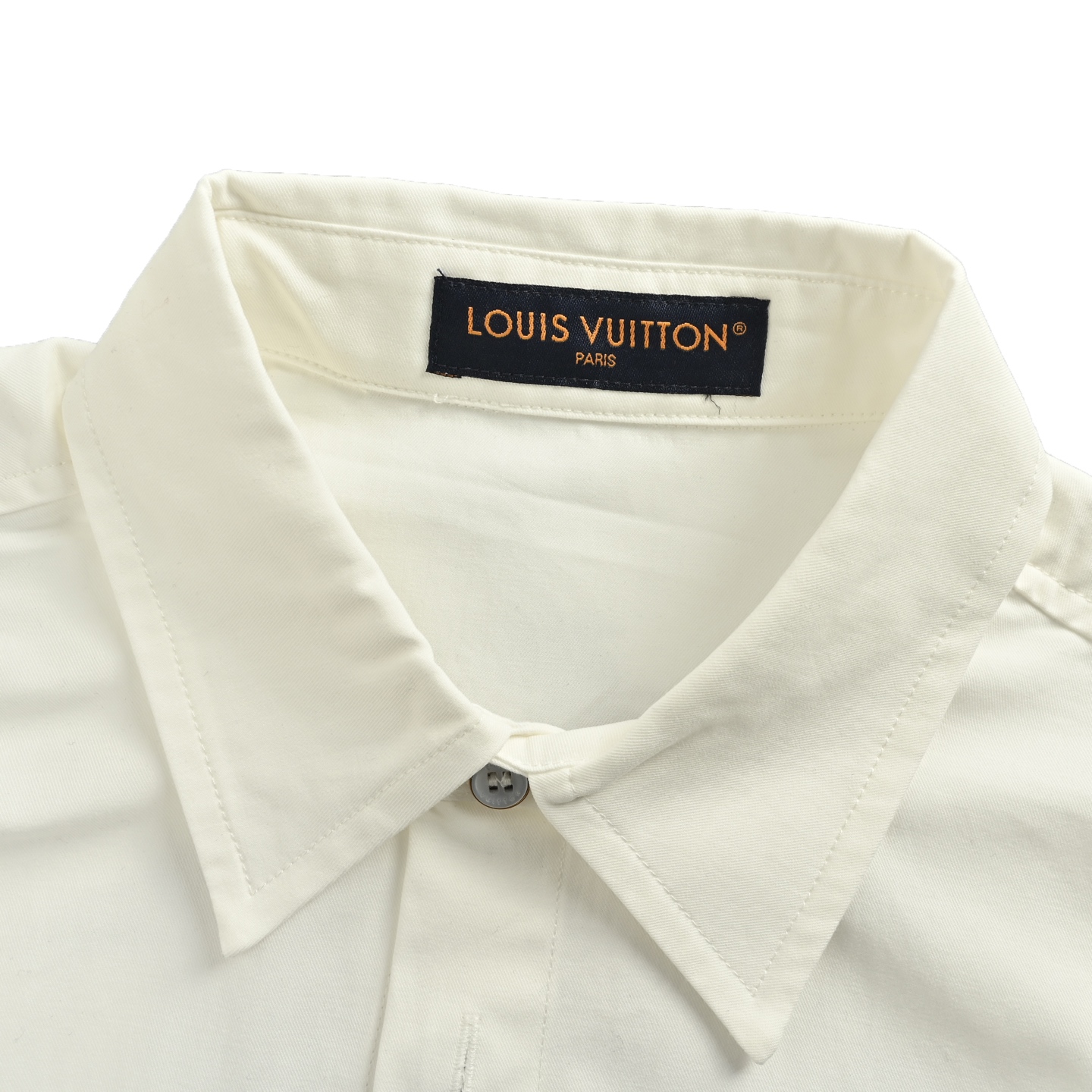Louis Vuitton/路易威登 25ss 刺绣字母徽标短袖衬衫 LV新款短袖衬衫