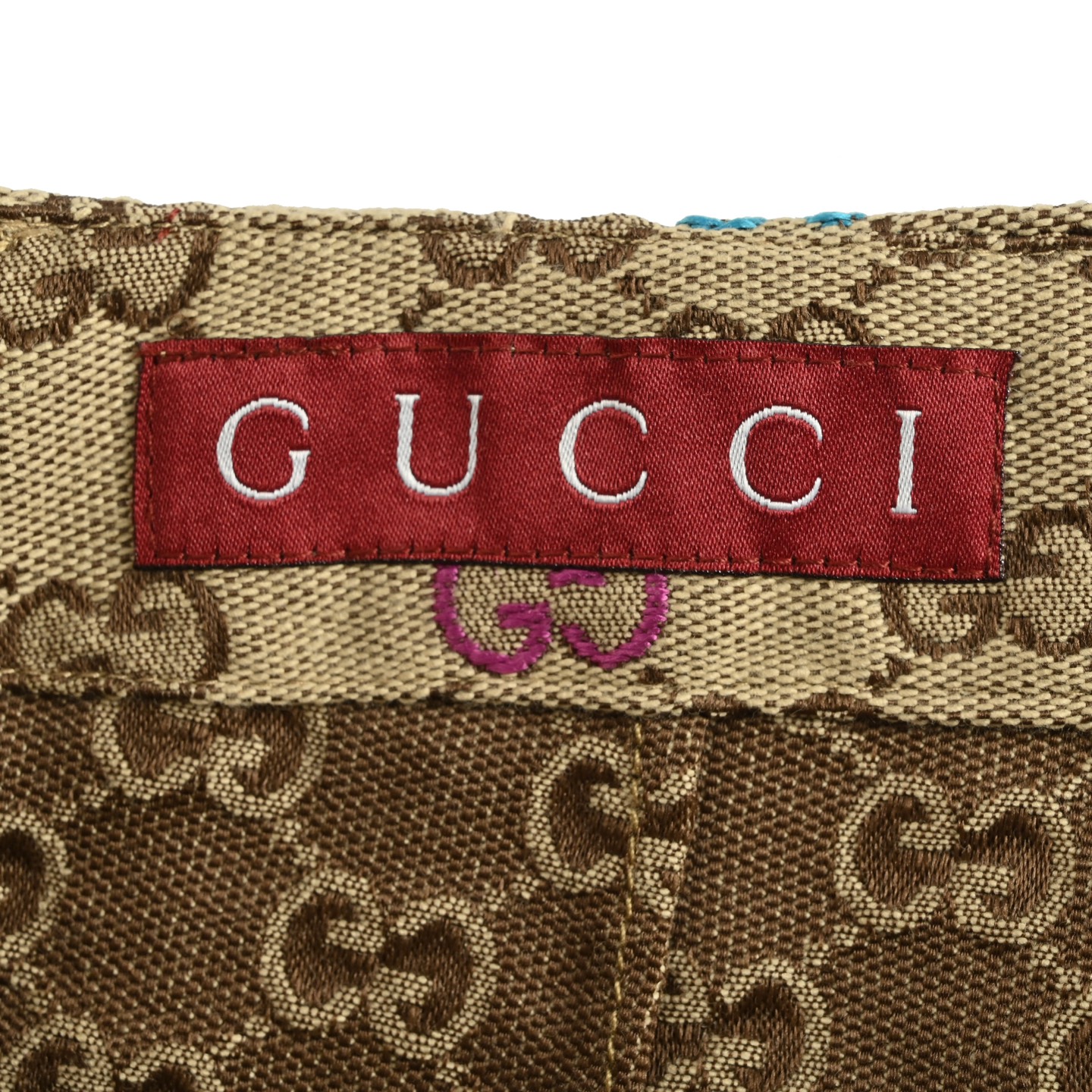 Gucci/古驰 25ss 提花刺绣logo短裤 GUCCI新款短裤以驼色和深棕色GG帆布