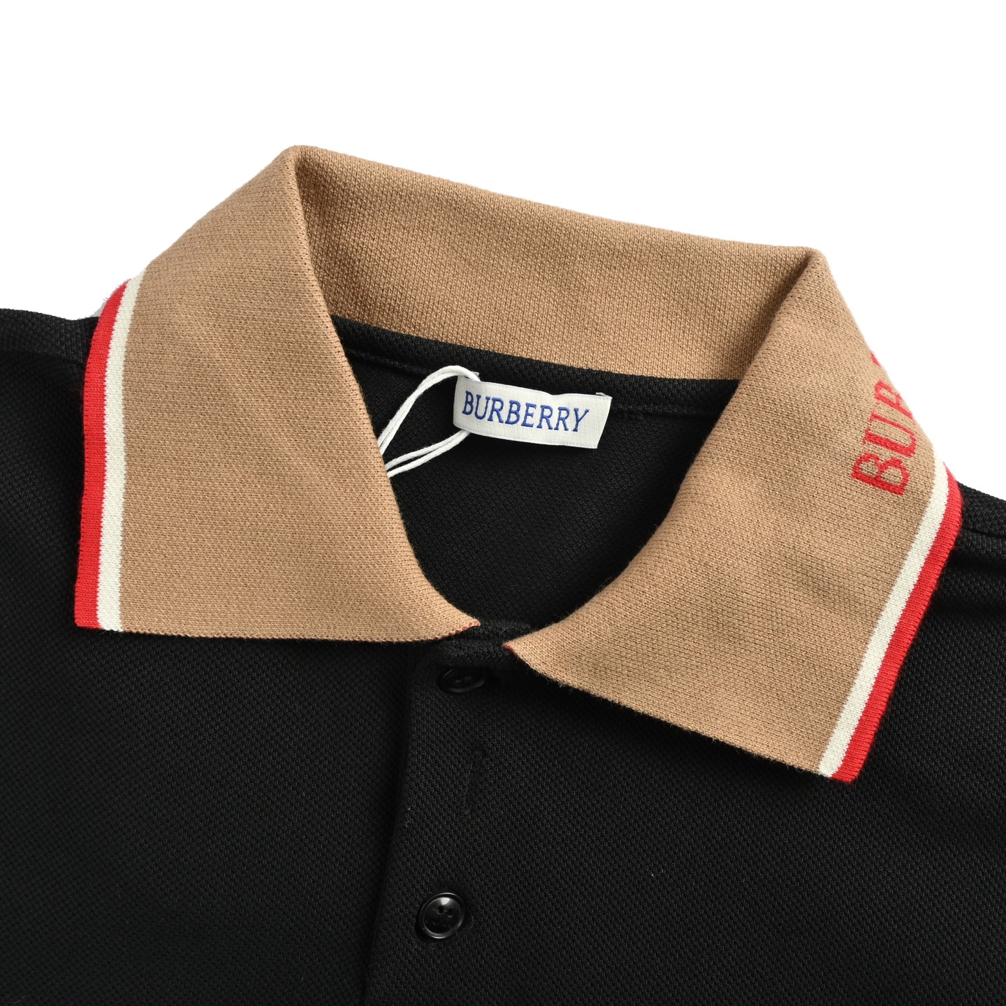 Burberry/巴宝莉 25ss 战马刺绣领口提花Polo短袖