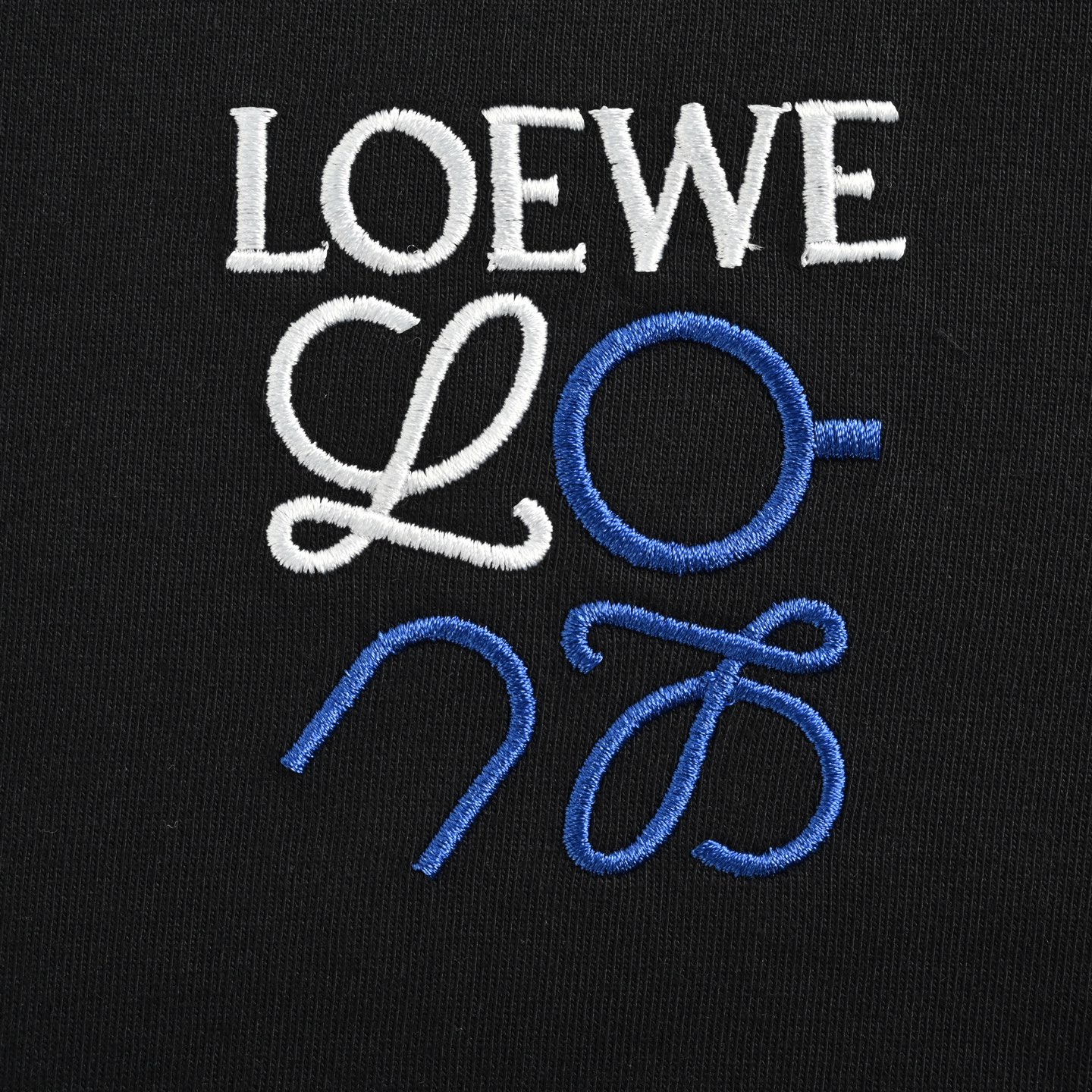 Loewe/罗意威 25ss 昂跑联名刺绣徽标短袖