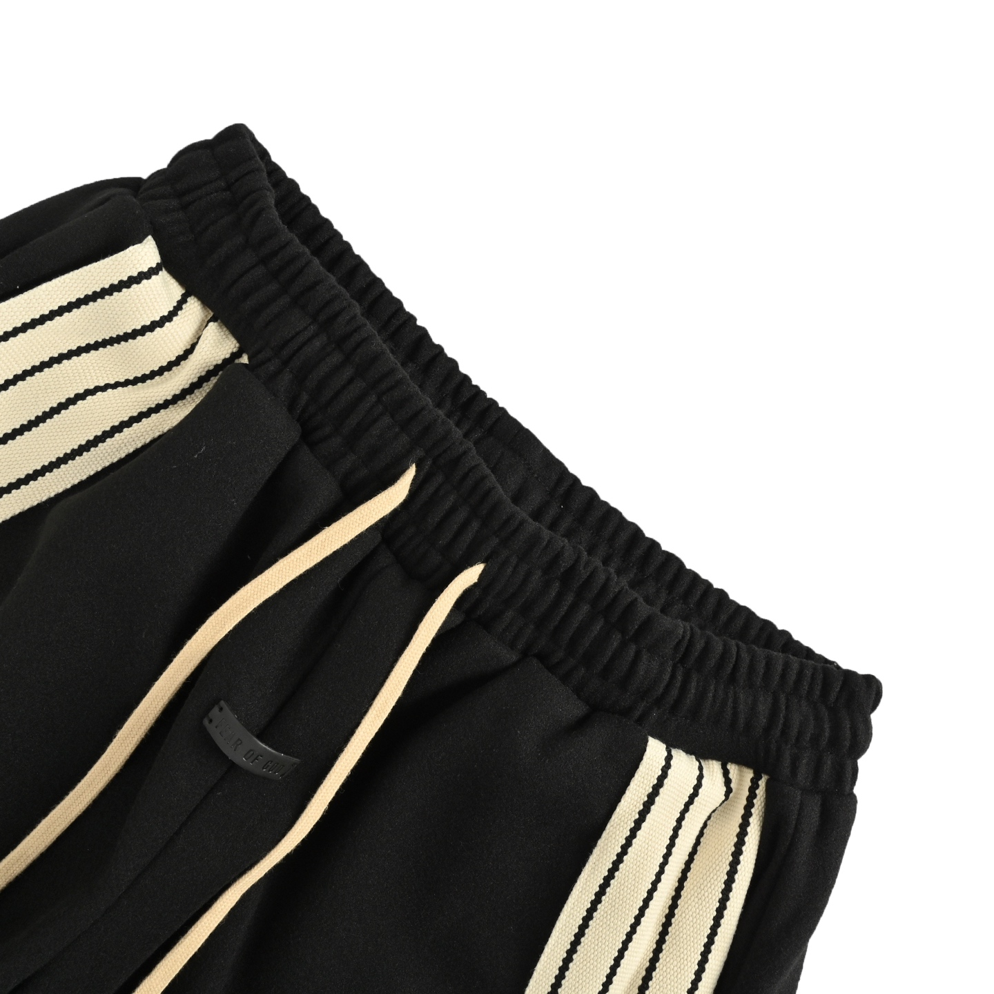 Fear of god Fog侧边织带短裤 Fear of God 第八季系列 Boiled Wool Striped Relaxed Short 条纹舒适系带宽松休闲短裤