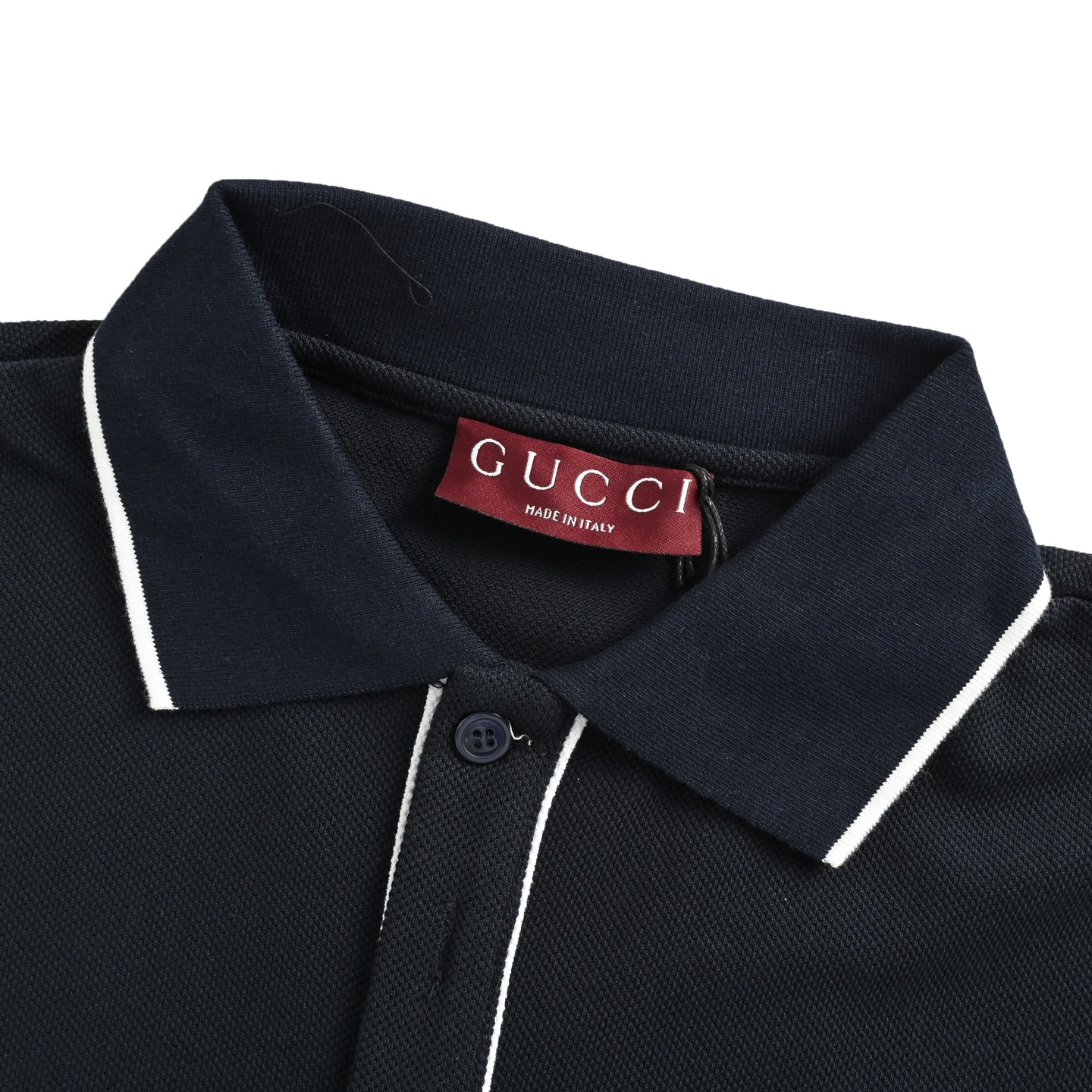 Gucci/古驰 25ss 刺绣字母小标Polo短袖