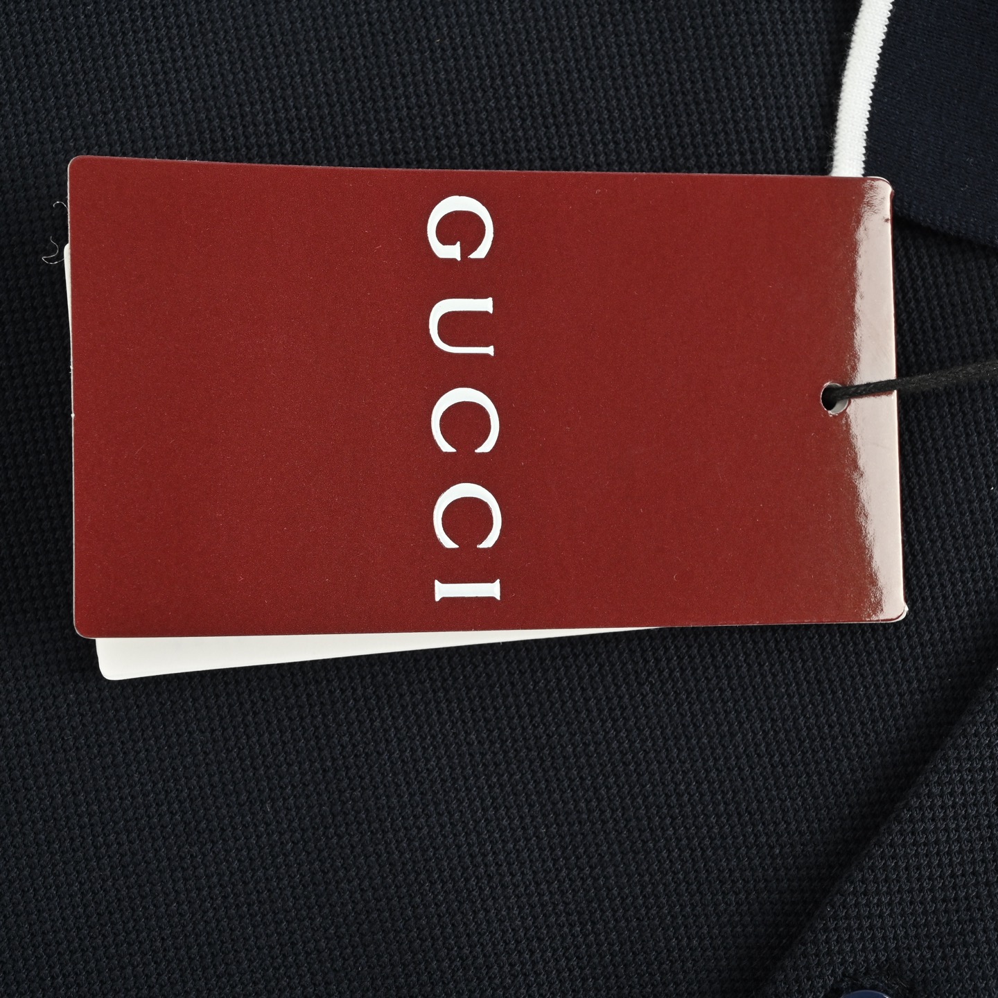 Gucci/古驰 25ss 刺绣字母小标Polo短袖