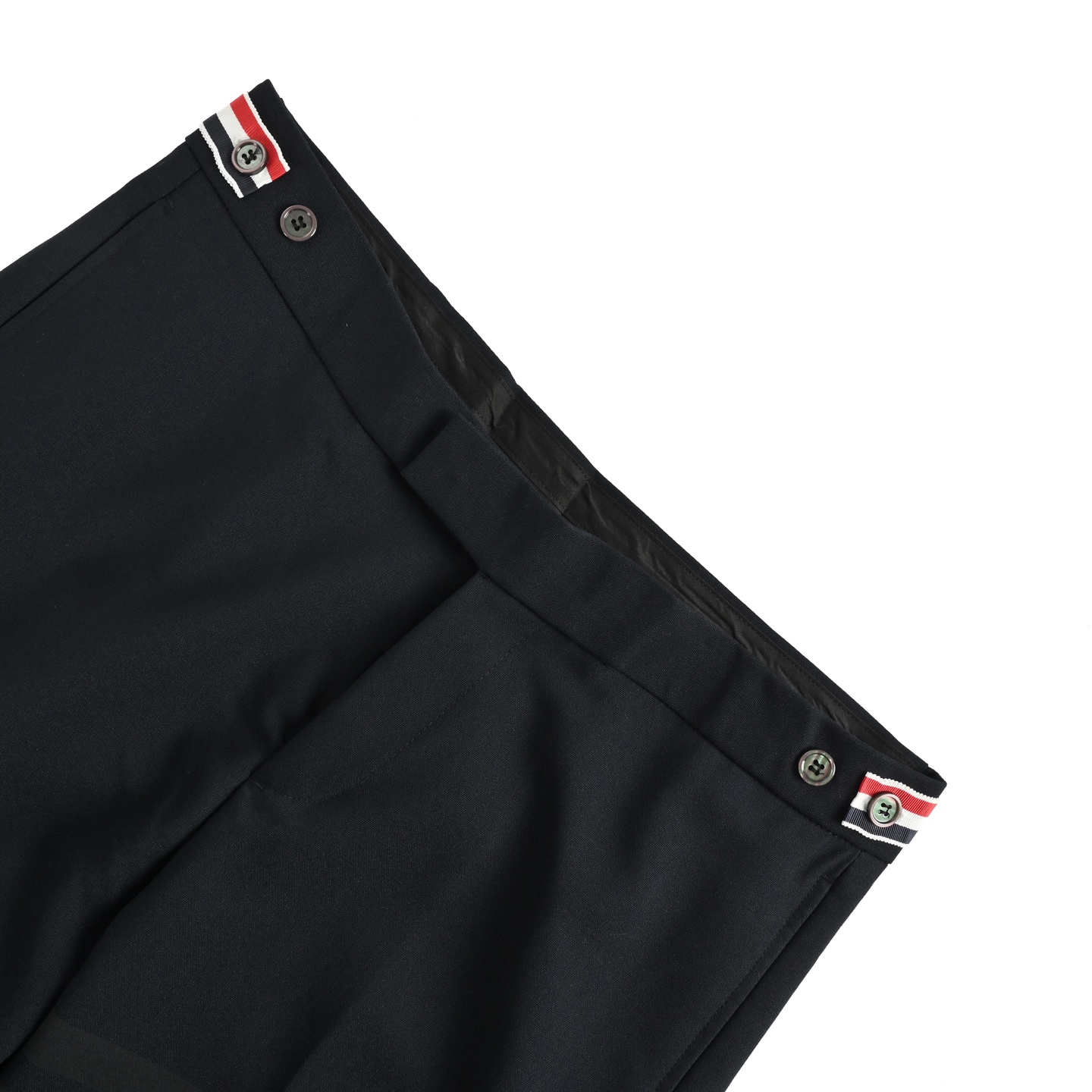 Thom Browne/汤姆布朗 黑杠西裤 金属纽扣