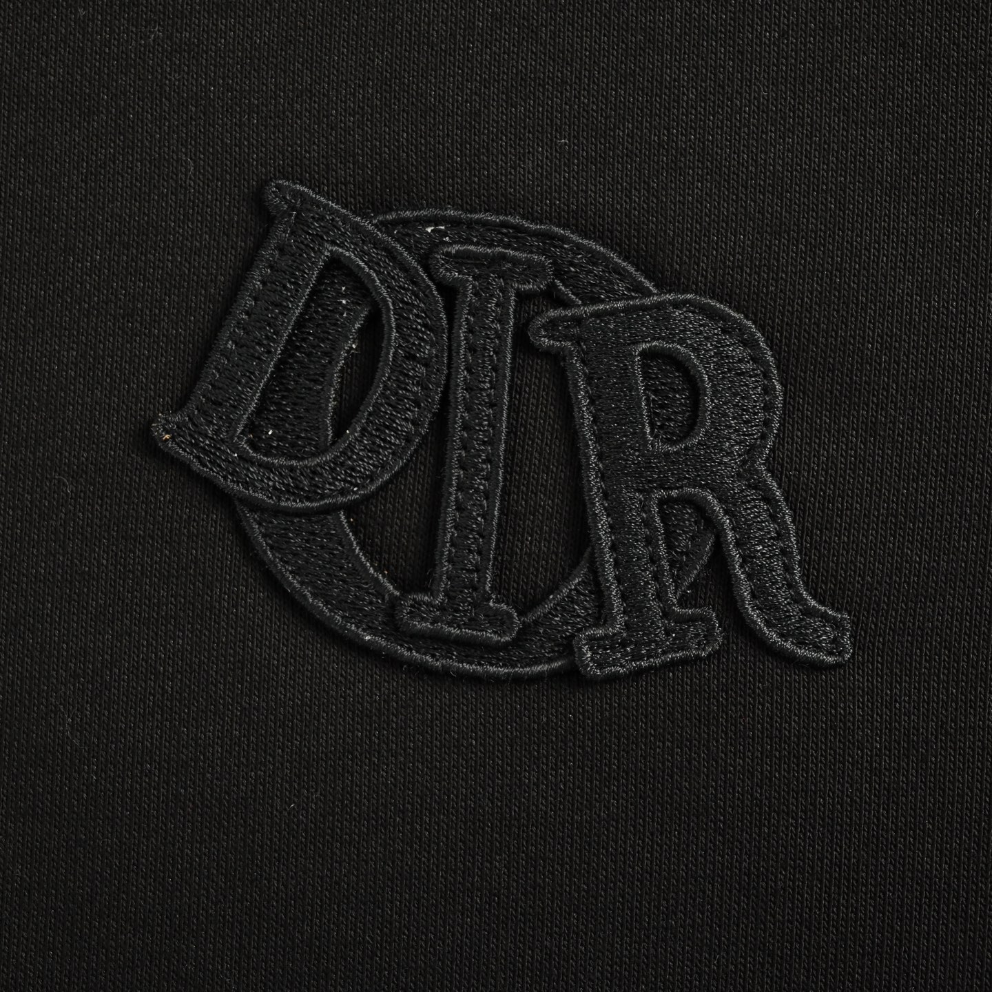 Dior/迪奥 三色章仔绣花贴布绣连帽卫衣