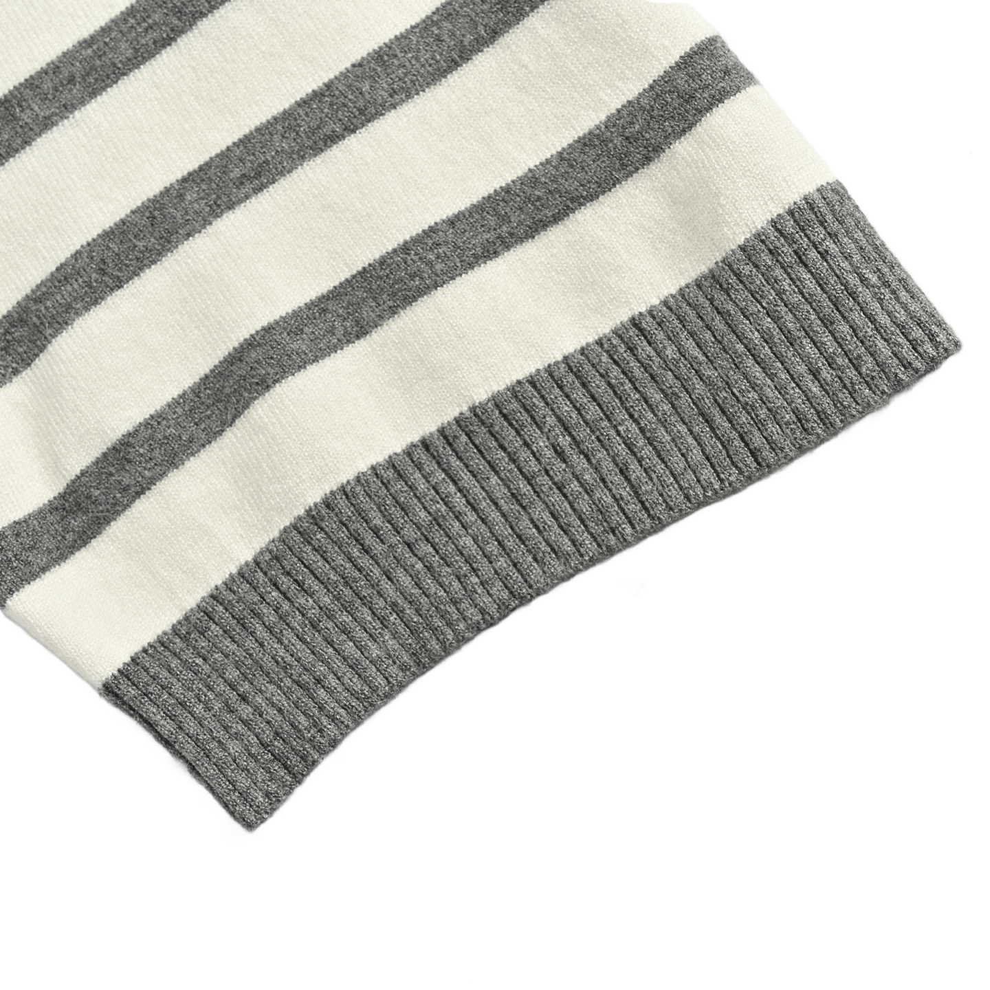 Thom Browne/汤姆布朗 四杠精纺羊毛高腰针织短袖