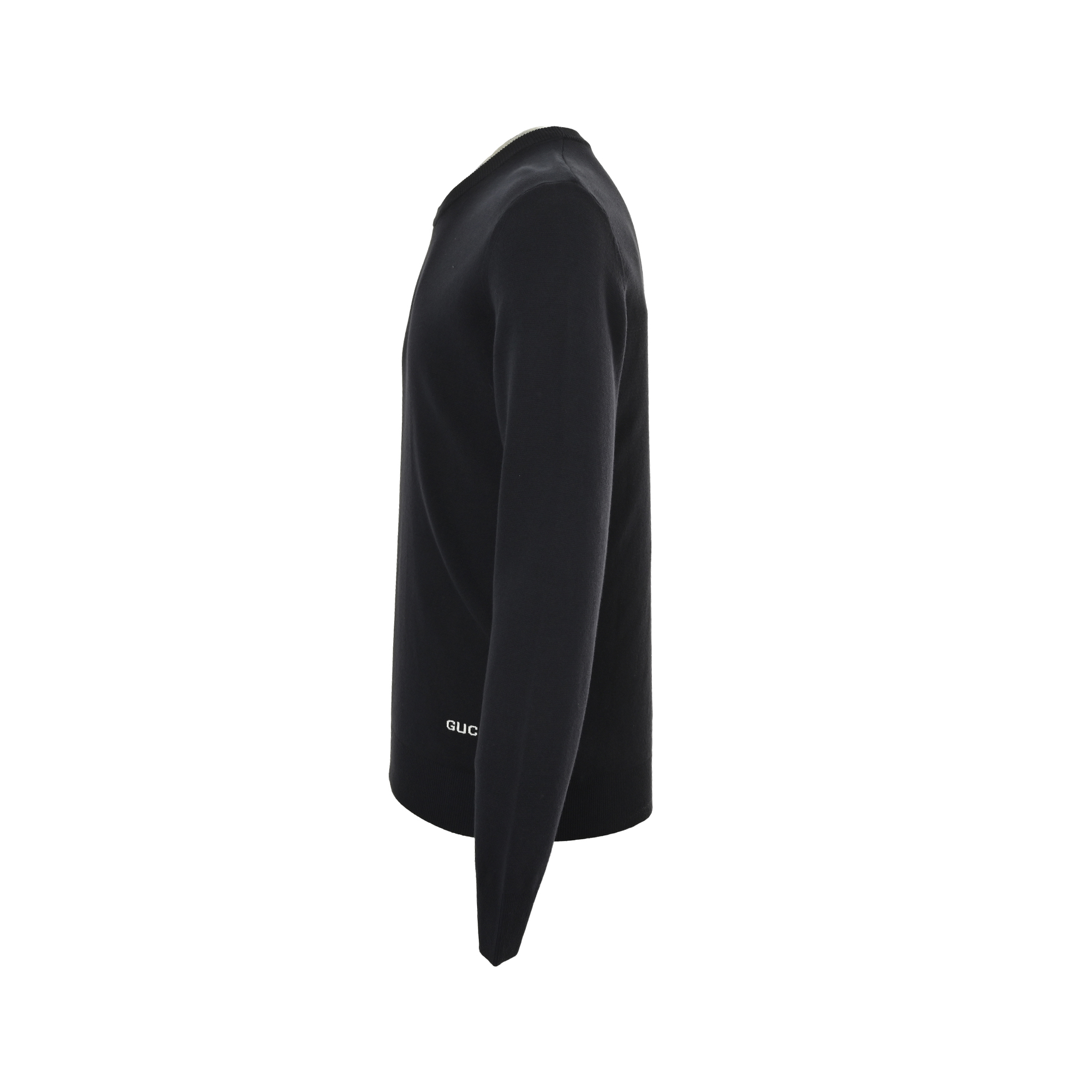 Gucci/古驰 25Fw 下摆嵌花针织圆领毛衣-Chinese UA Cheap High Quatity Brand Clothes Bags handbags Sneakers wholesale wholesaler seller from China Factory suppliers Fashion Clothing Shoes best Quality Beautiful Price Gucci/古驰 25Fw 下摆嵌花针织圆领毛衣