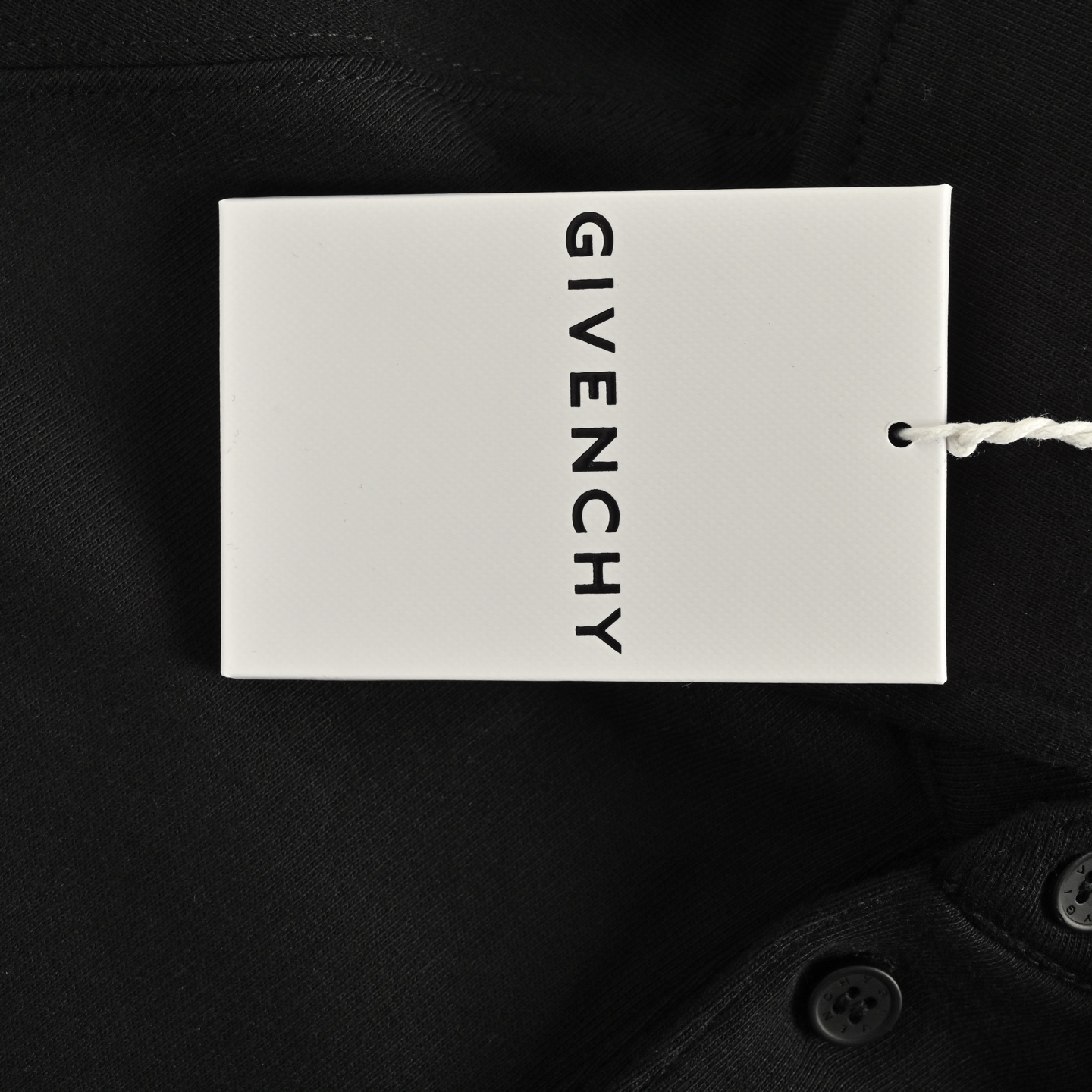 GIVENCHY/纪梵希 草体刺绣花冠POLO领卫衣