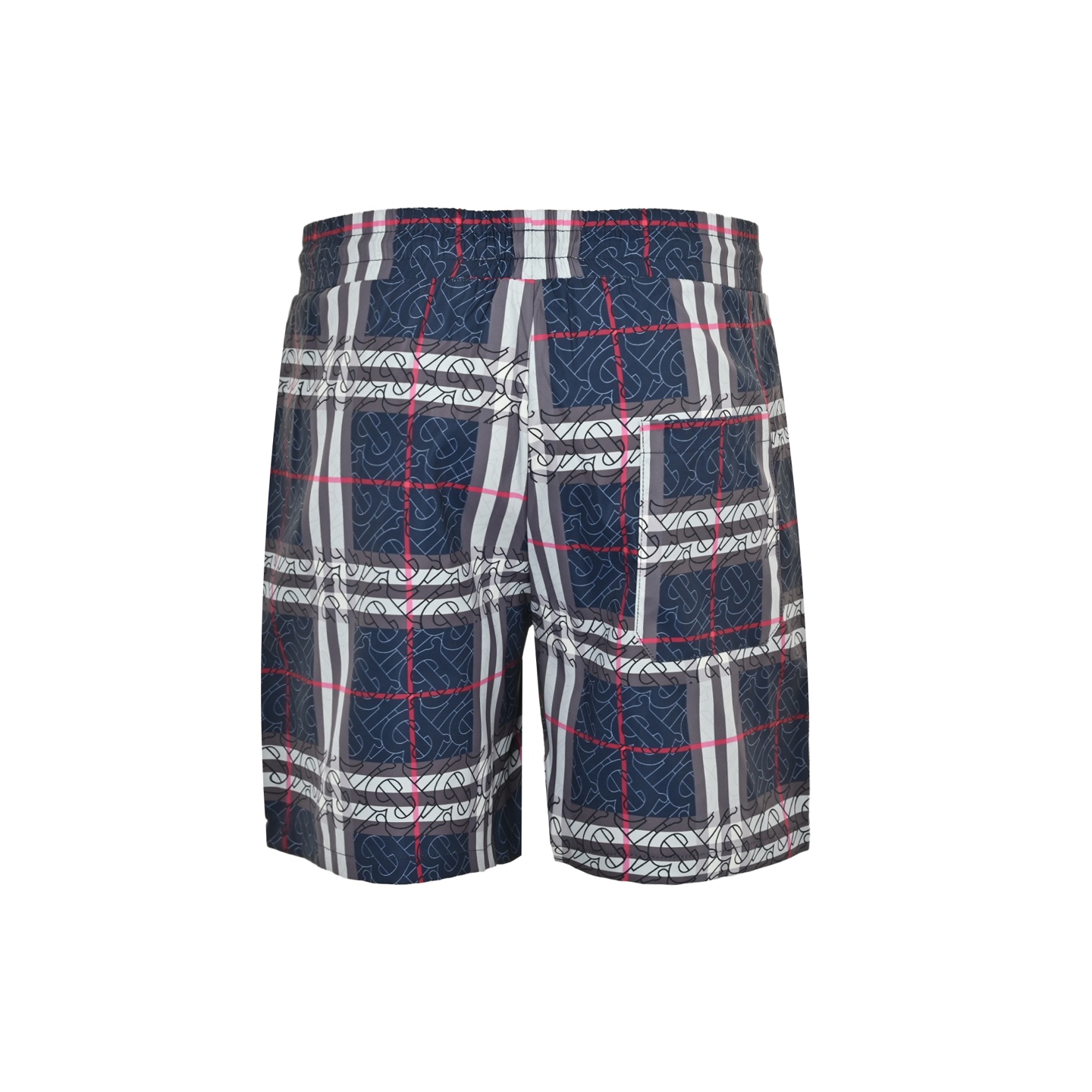 Burberry/巴宝莉 格纹满印徽标沙滩短裤