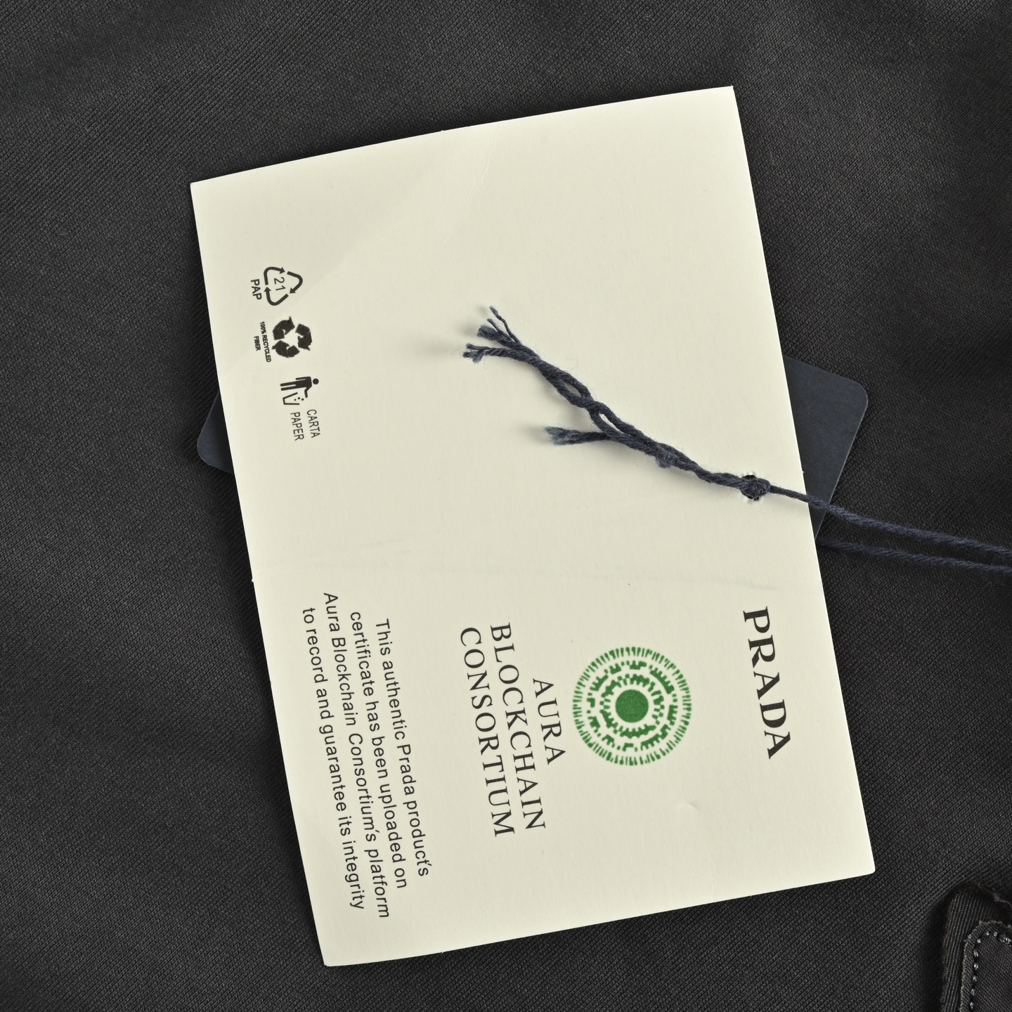 Prada/普拉达 25Fw 激光烧花三角标长袖T恤