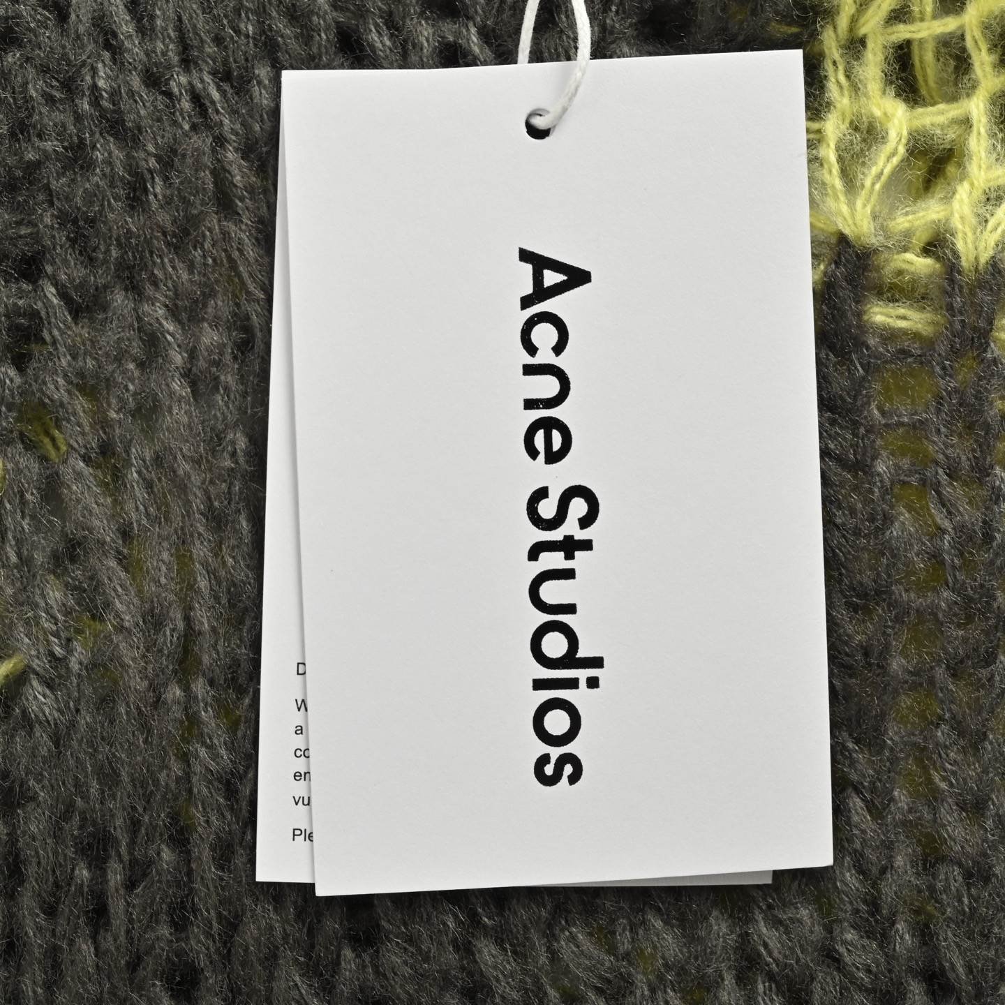 Acne Studios 25Fw 镂空笑脸圆领毛衣