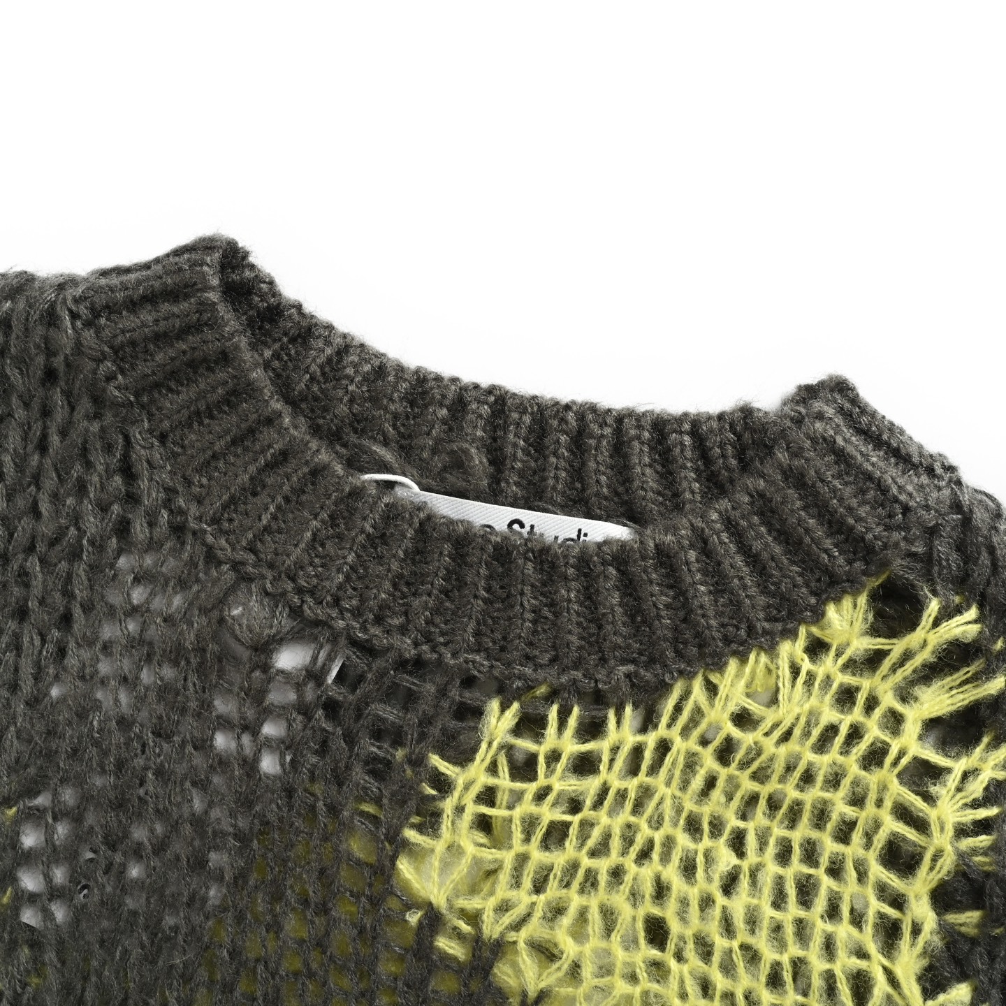 Acne Studios 25Fw 镂空笑脸圆领毛衣