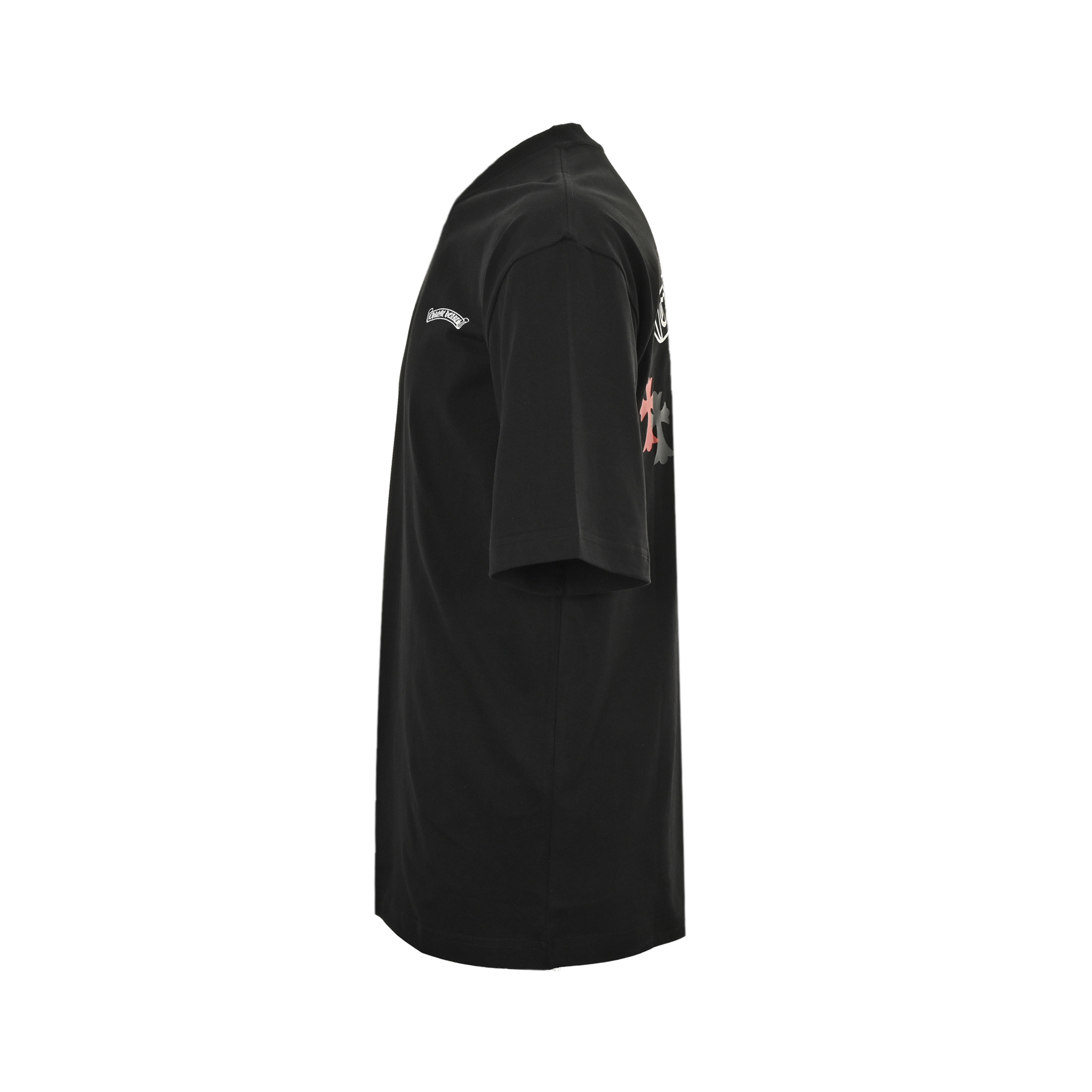 Chrome Hearts/克罗心 25ss 十字架印花短袖 新款克罗心十字星印花T恤 黑色 白色