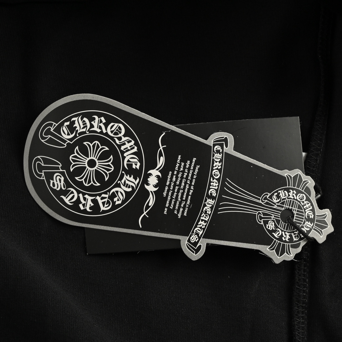 Chrome Hearts/克罗心 25ss 十字架印花短袖 新款克罗心十字星印花T恤 黑色 白色