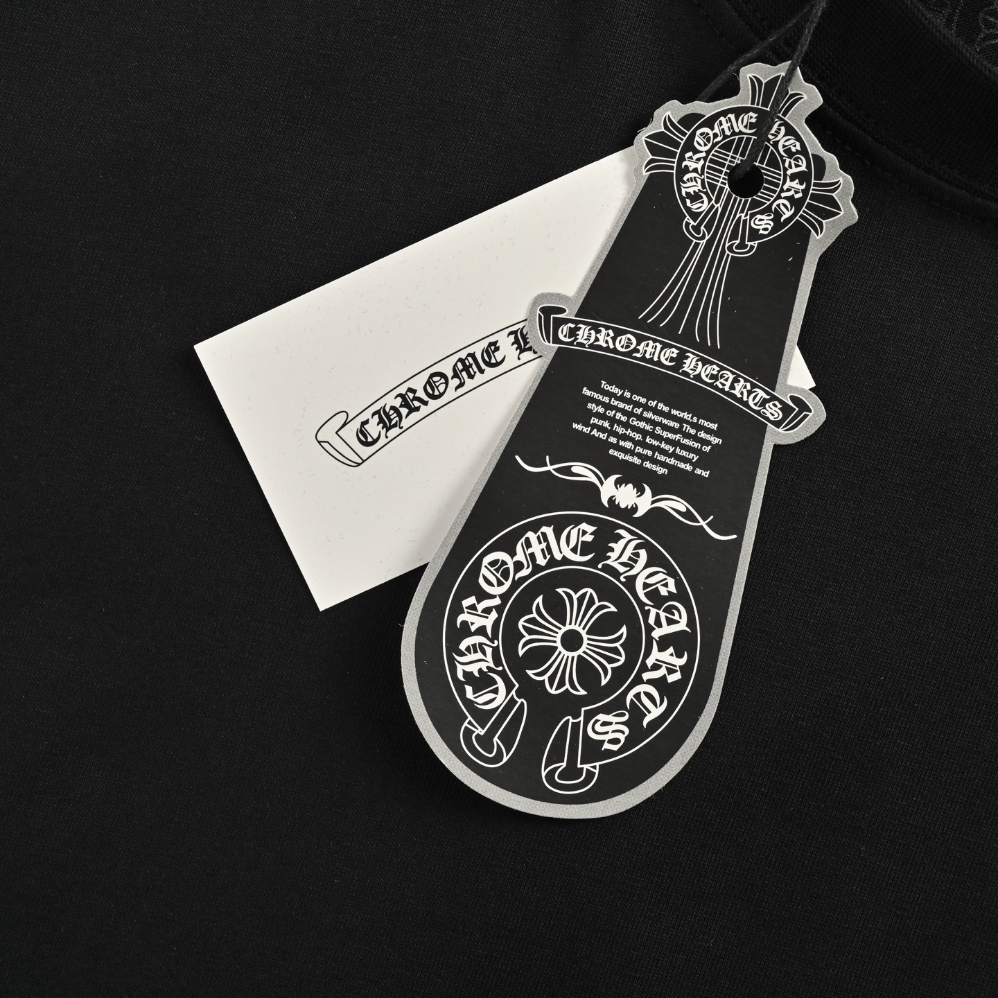 Chrome Hearts/克罗心 25ss 后背黄色涂鸦字母印花短袖 2025 CHROME HEARTS 克罗心背后黄色涂鸦T恤 黑色 白色