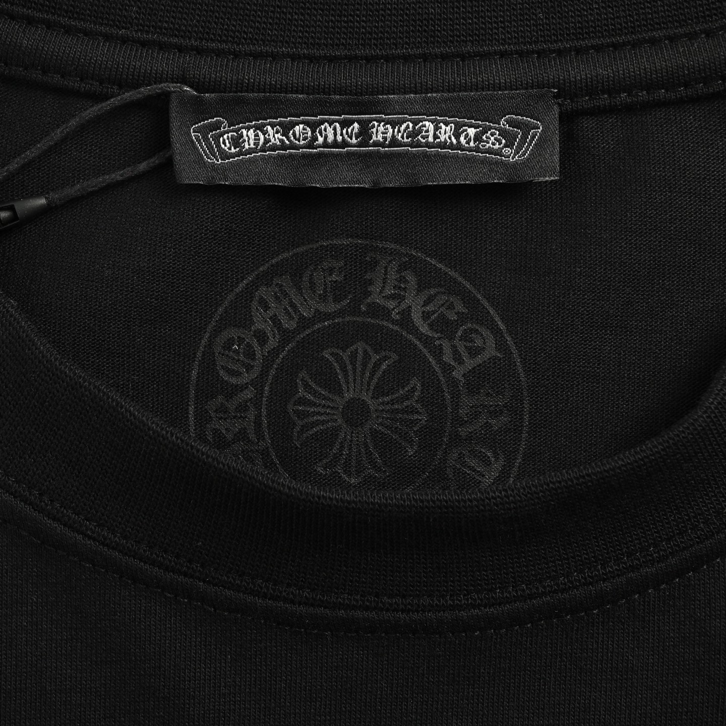 Chrome Hearts/克罗心 25ss 后背黄色涂鸦字母印花短袖 2025 CHROME HEARTS 克罗心背后黄色涂鸦T恤 黑色 白色