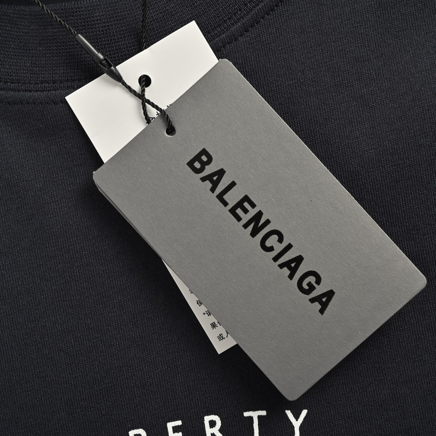 Balenciaga/巴黎世家 25ss 红色宣言字母印花短袖 白色 蓝色