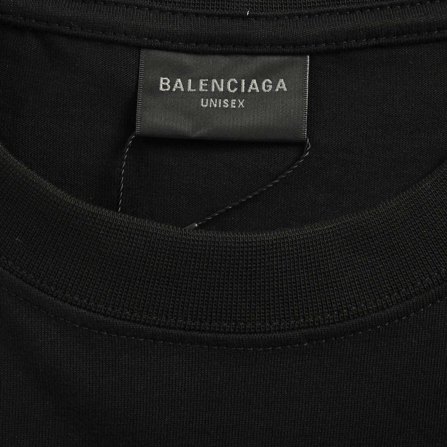 Balenciaga/巴黎世家 25ss 斑驳字母印花短袖 白色 黑色