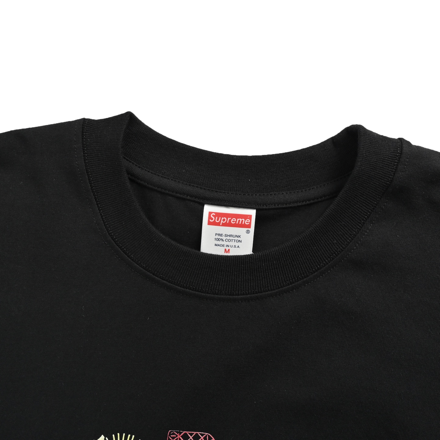 Supreme WEEK19 Varsity Tee 卡通logo字母印花圆领短袖