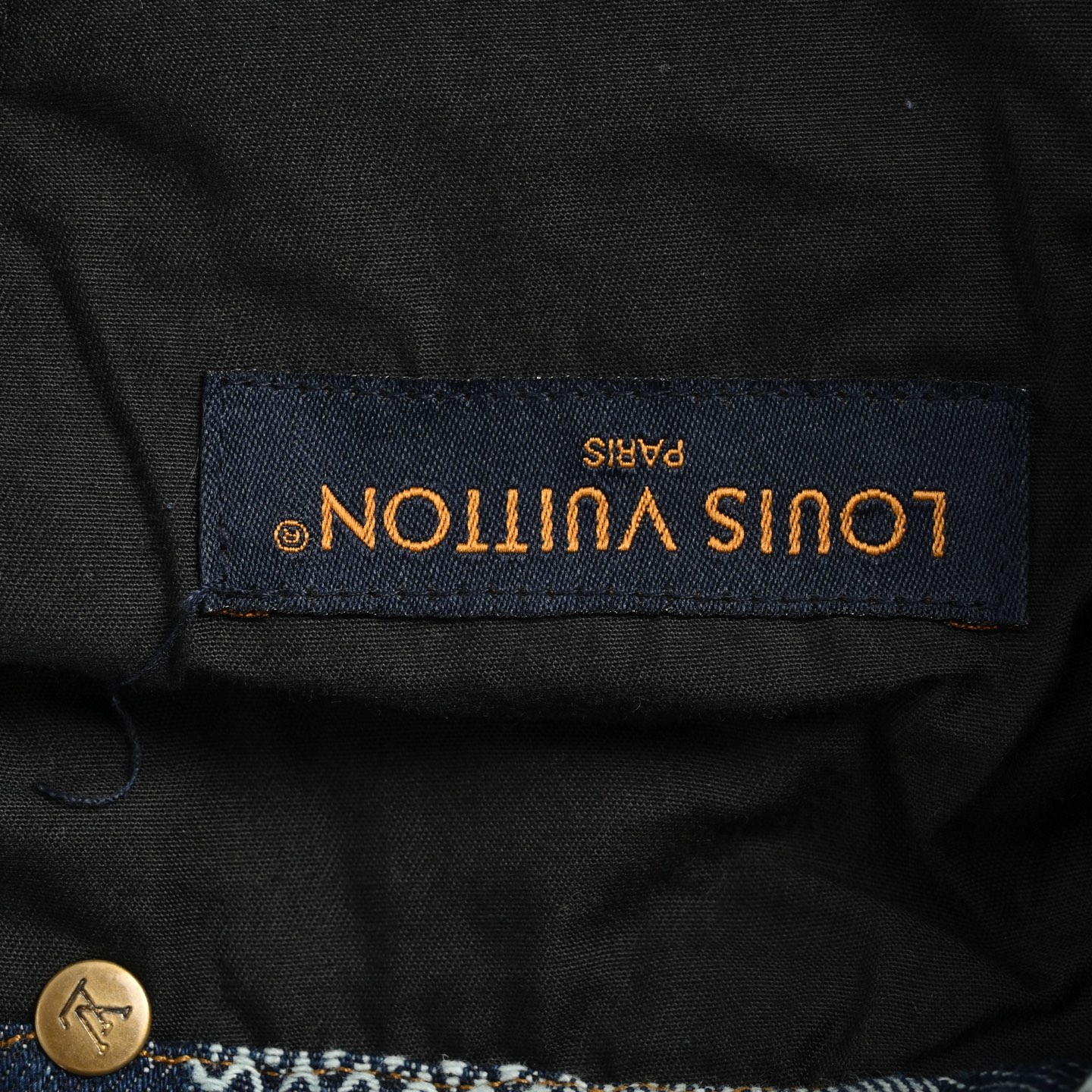 Louis Vuitton/路易威登 25ss 老花棋盘格针织短袖 LV新款滑板牛仔裤