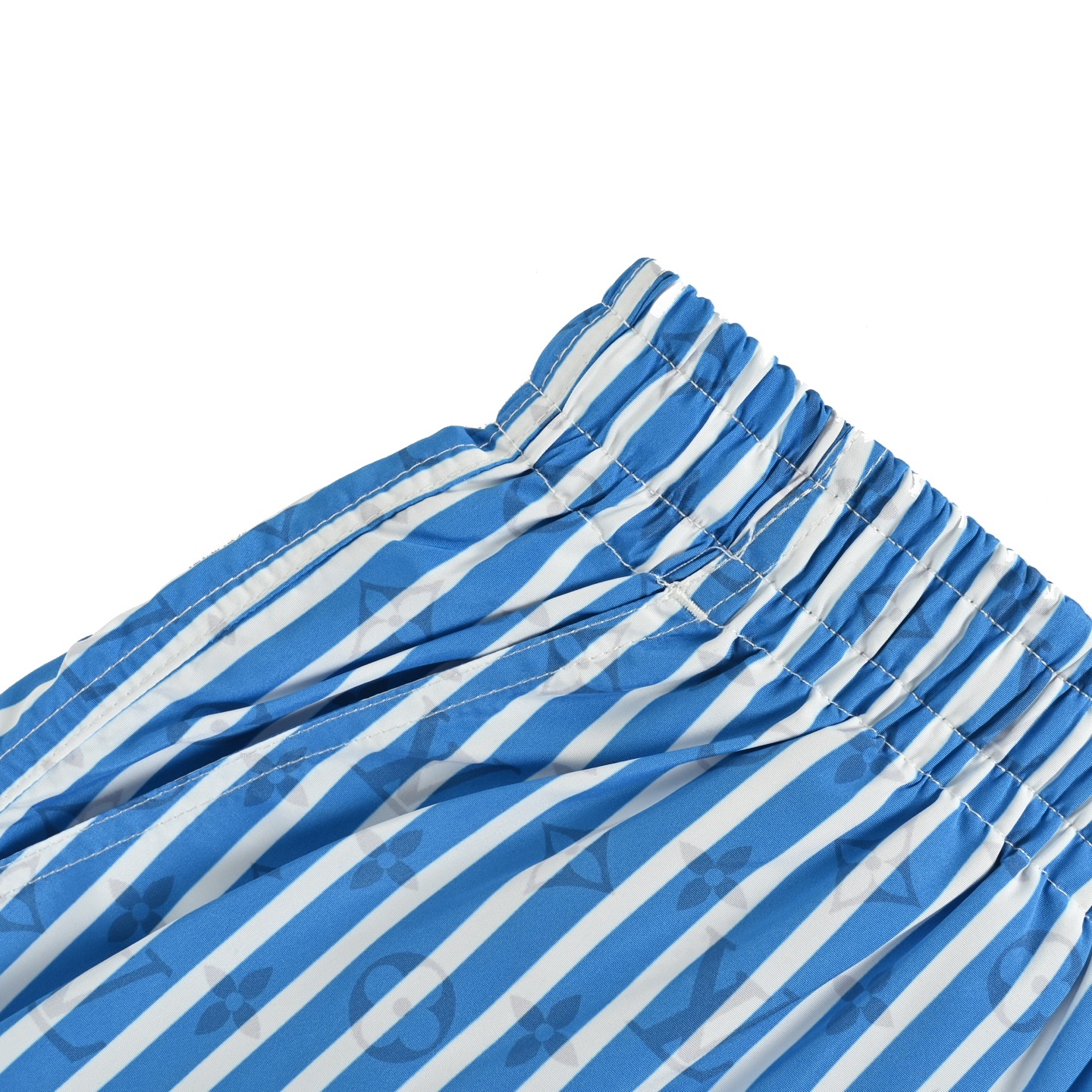 Louis Vuitton/路易威登 25ss 暗纹老花蓝色条纹短裤