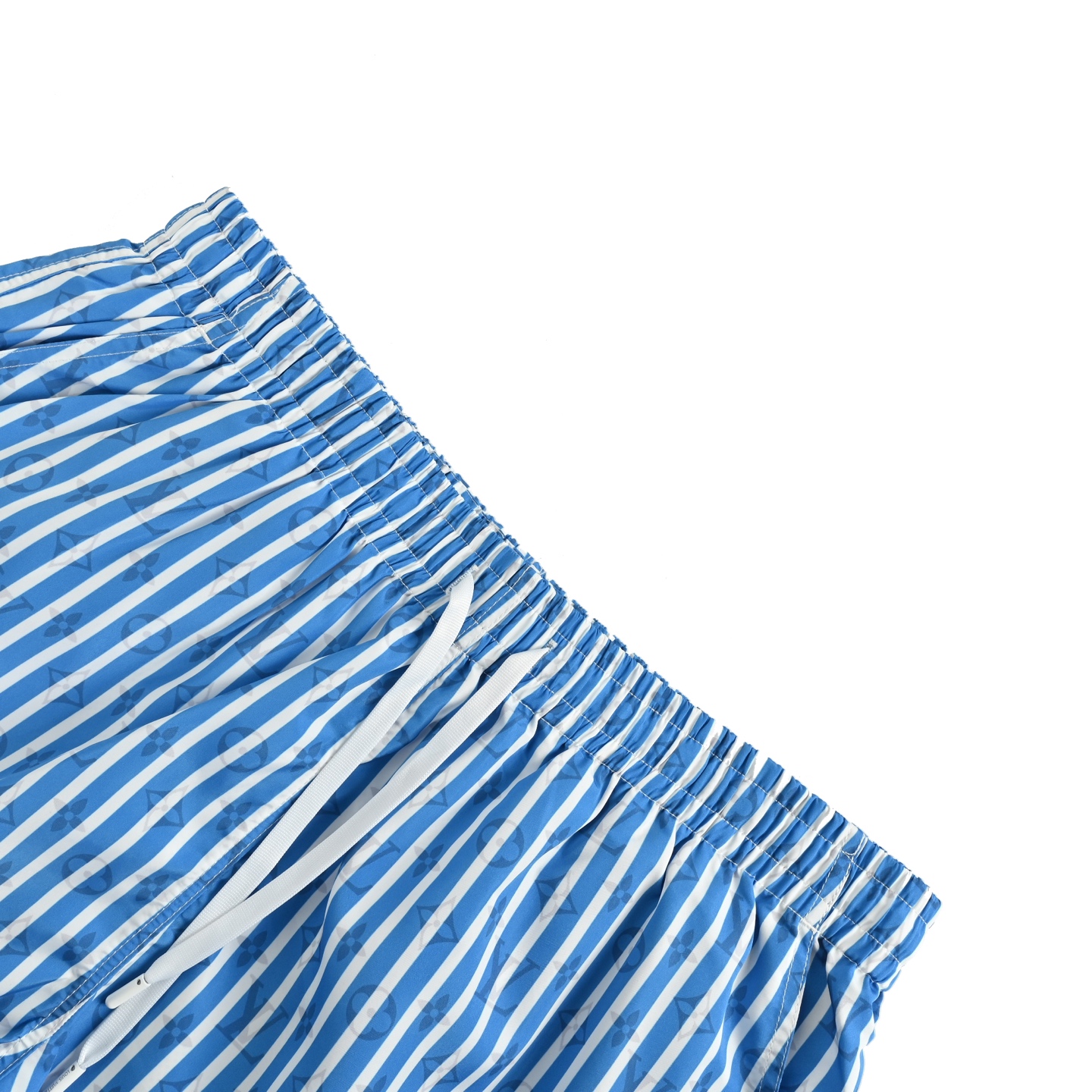 Louis Vuitton/路易威登 25ss 暗纹老花蓝色条纹短裤