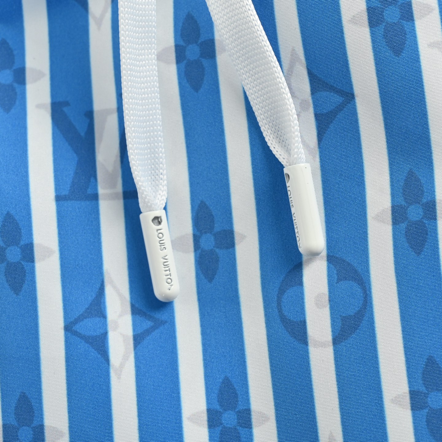 Louis Vuitton/路易威登 25ss 暗纹老花蓝色条纹短裤