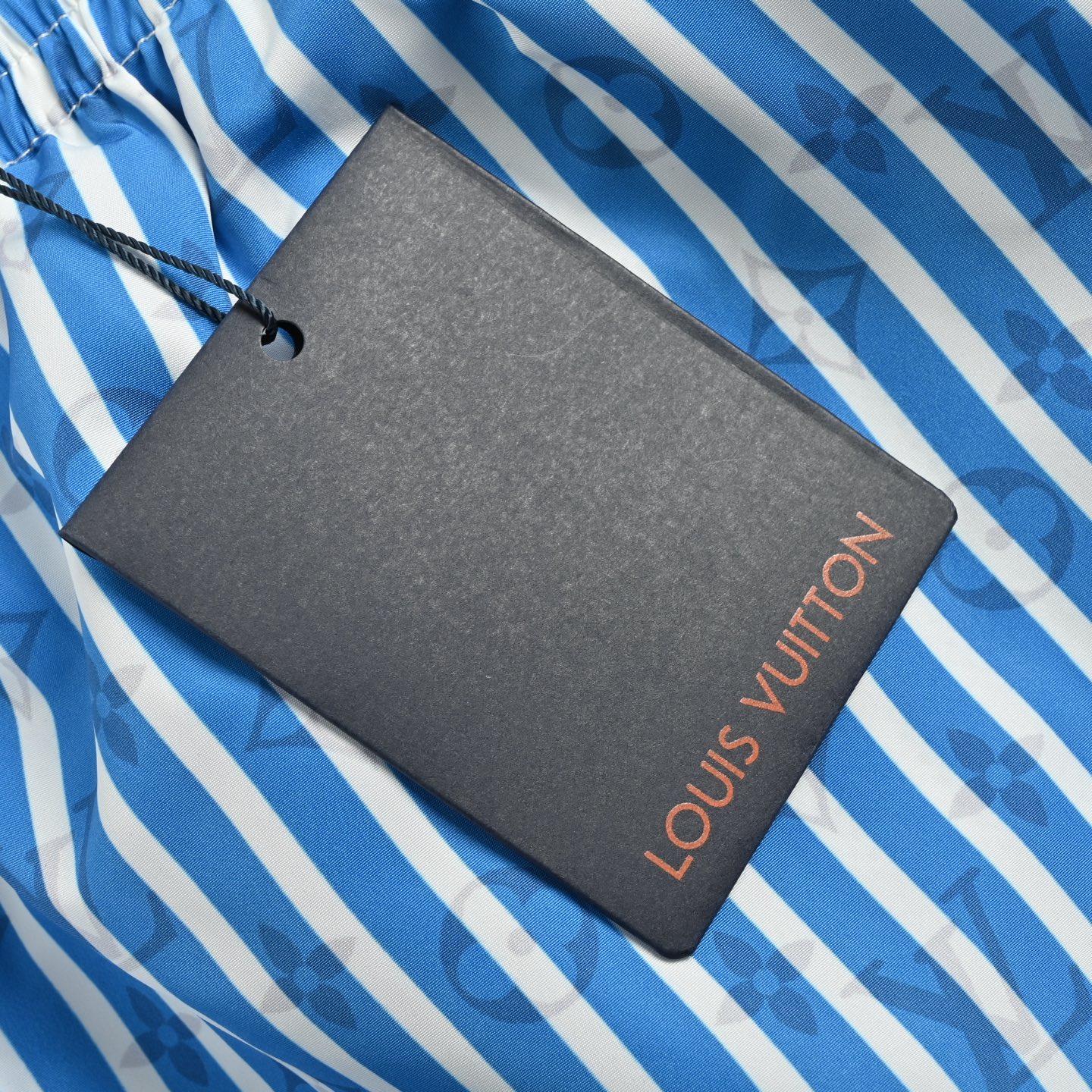 Louis Vuitton/路易威登 25ss 暗纹老花蓝色条纹短裤