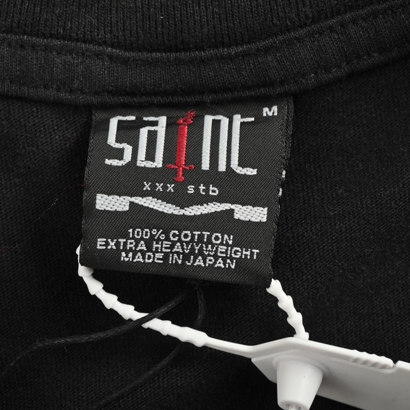 SAINT MXXXXXX红眼人脸复古vintage水洗做旧短袖