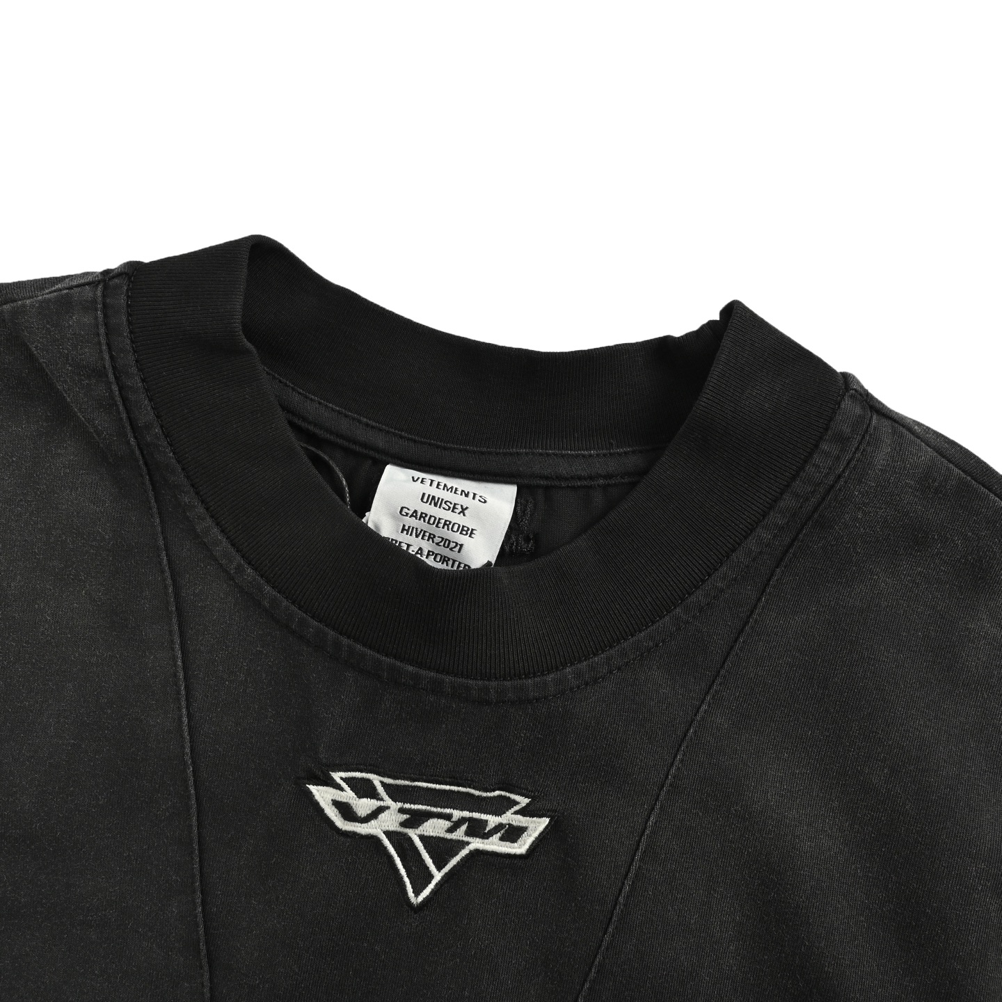 VETEMENTS/维特萌 25ss 解构拼接做旧短袖