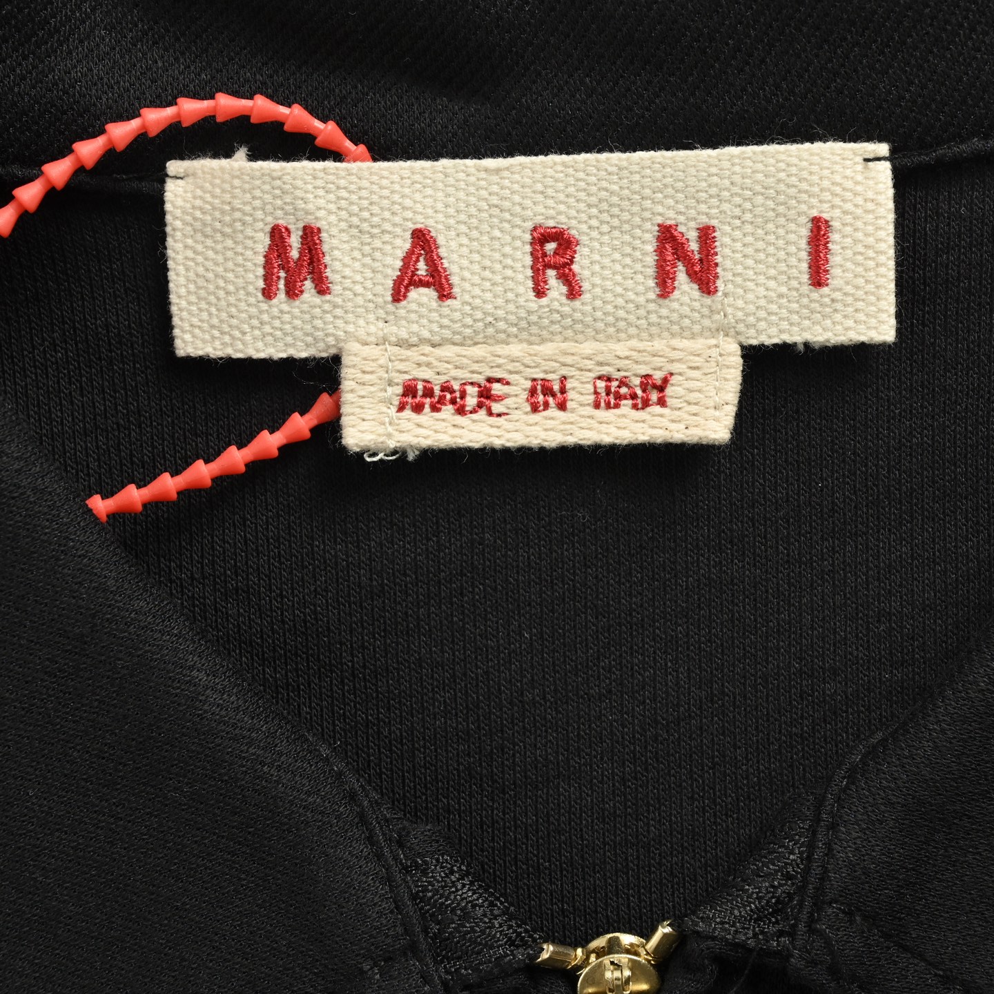 Marni/玛尼 双口袋拉链Polo短袖