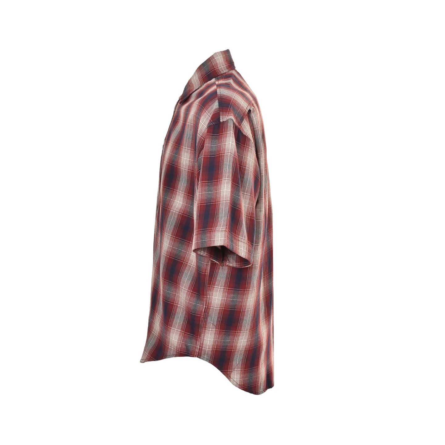 Acne Studios 25ss 红白格纹短袖衬衫