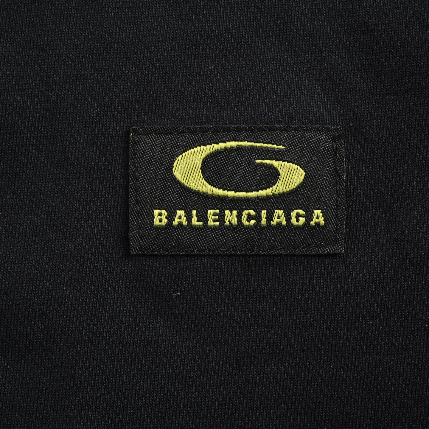 Balenciaga/巴黎世家 25Fw 圆环码数贴纸短袖 定织220g/m2精梳棉