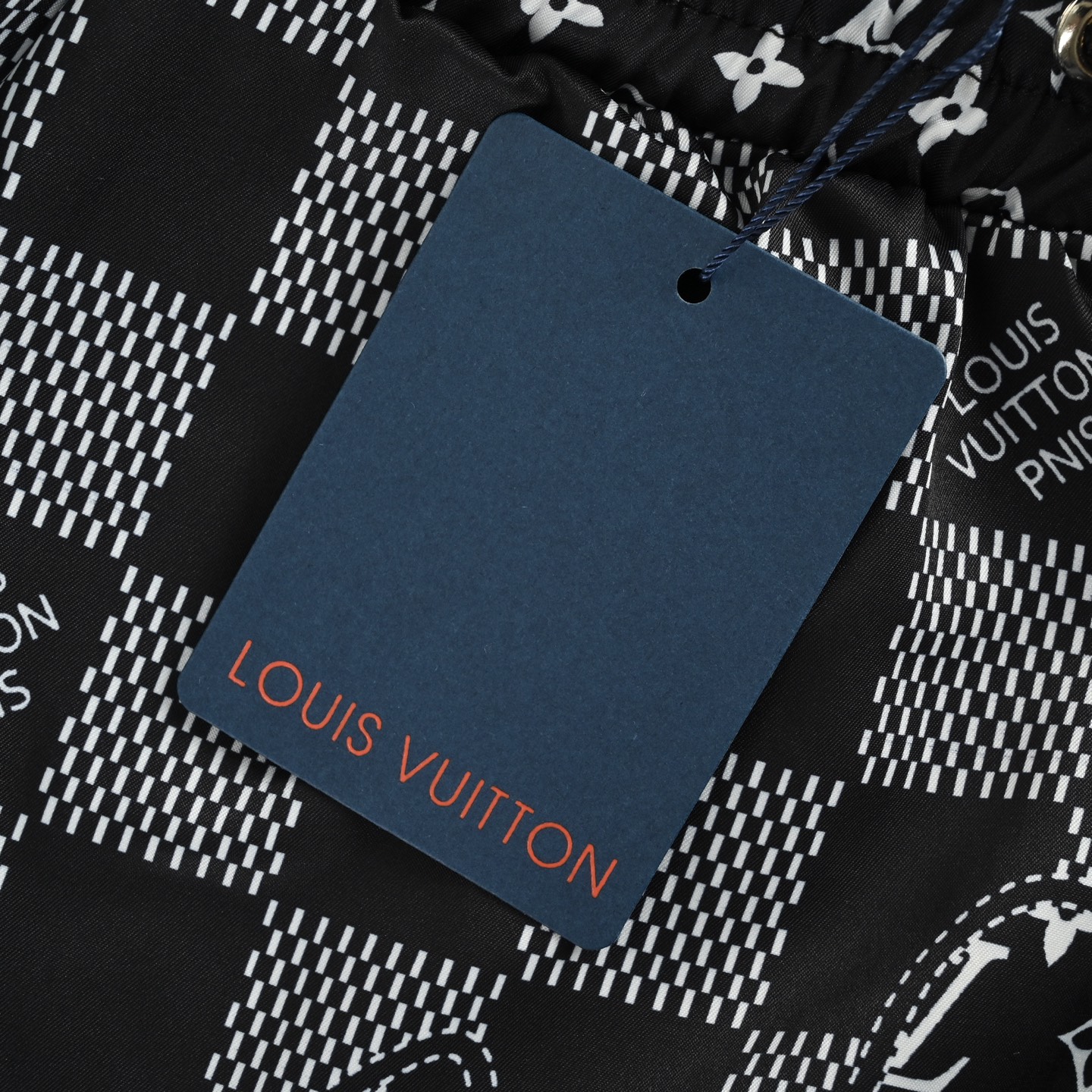 Louis Vuitton/路易威登 25ss 棋盘格老花拼接沙滩短裤