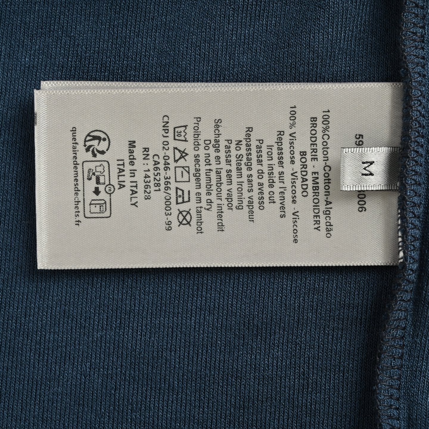 Dior/迪奥 25ss 胸口刺绣小标毛巾布短袖 Dior新款