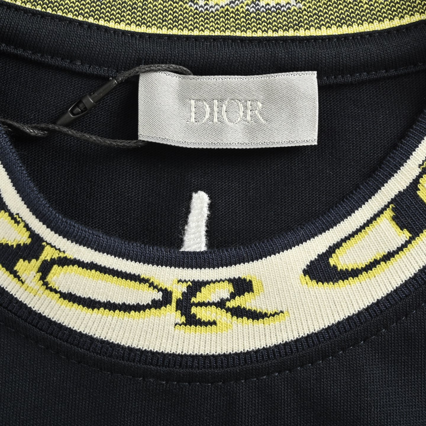 Dior/迪奥 25ss 领口字母提花织带短袖 Dior新款 T恤