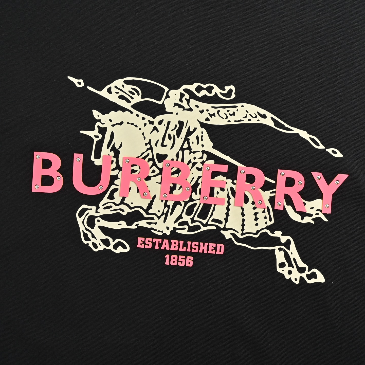 Burberry/巴宝莉 25ss 战马印花字母压胶短袖