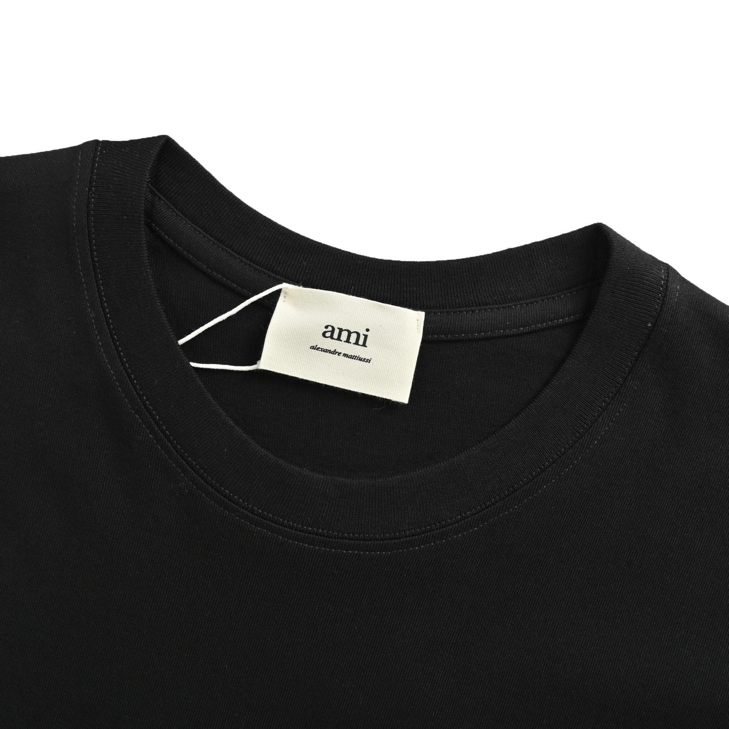 Ami 25ss 爆裂纹爱心字母压胶印花短袖